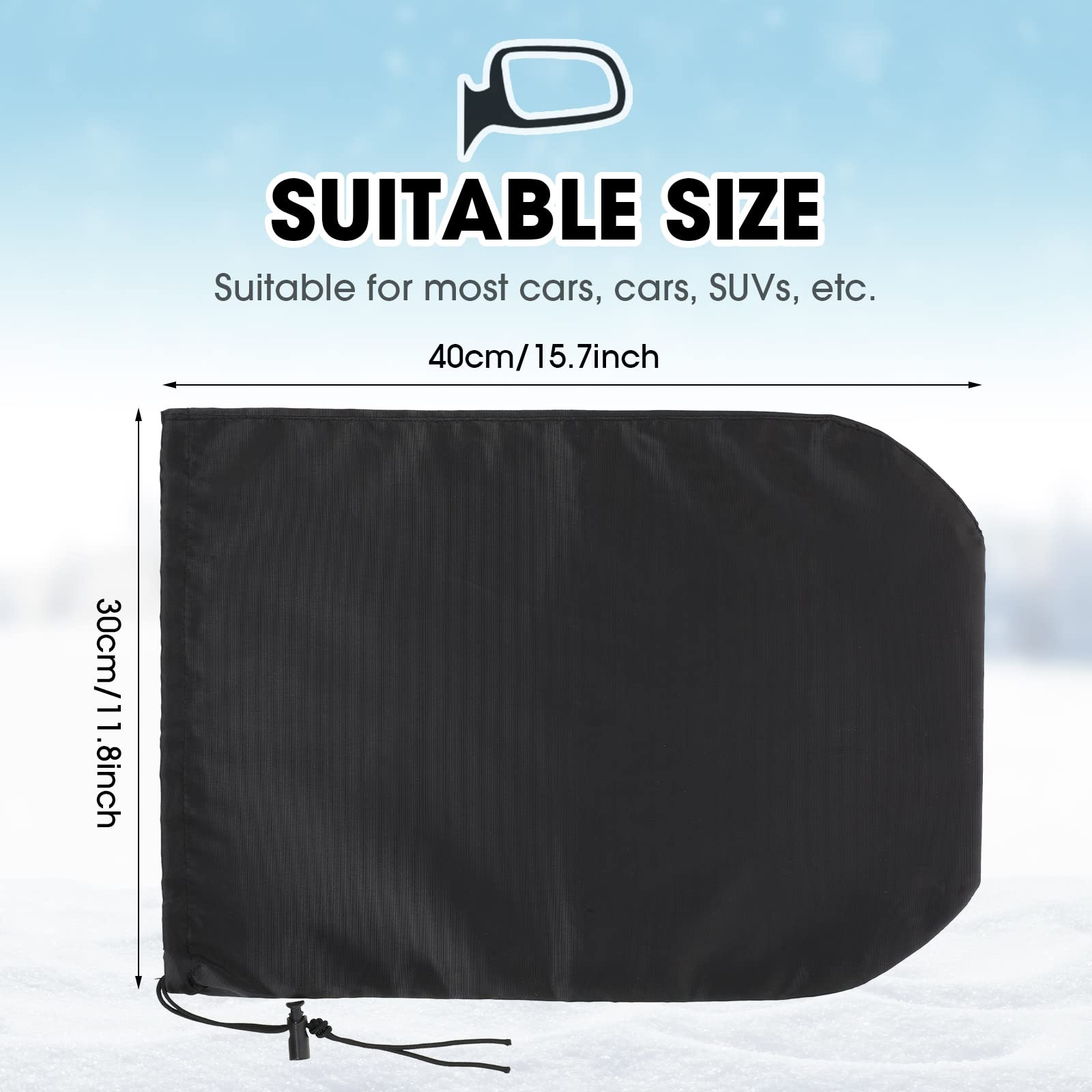 Frienda 6 Pieces Waterproof Side Mirror Covers Auto Rearview Protection Cover Exterior Rear View Accessories Car Mirror Accessor