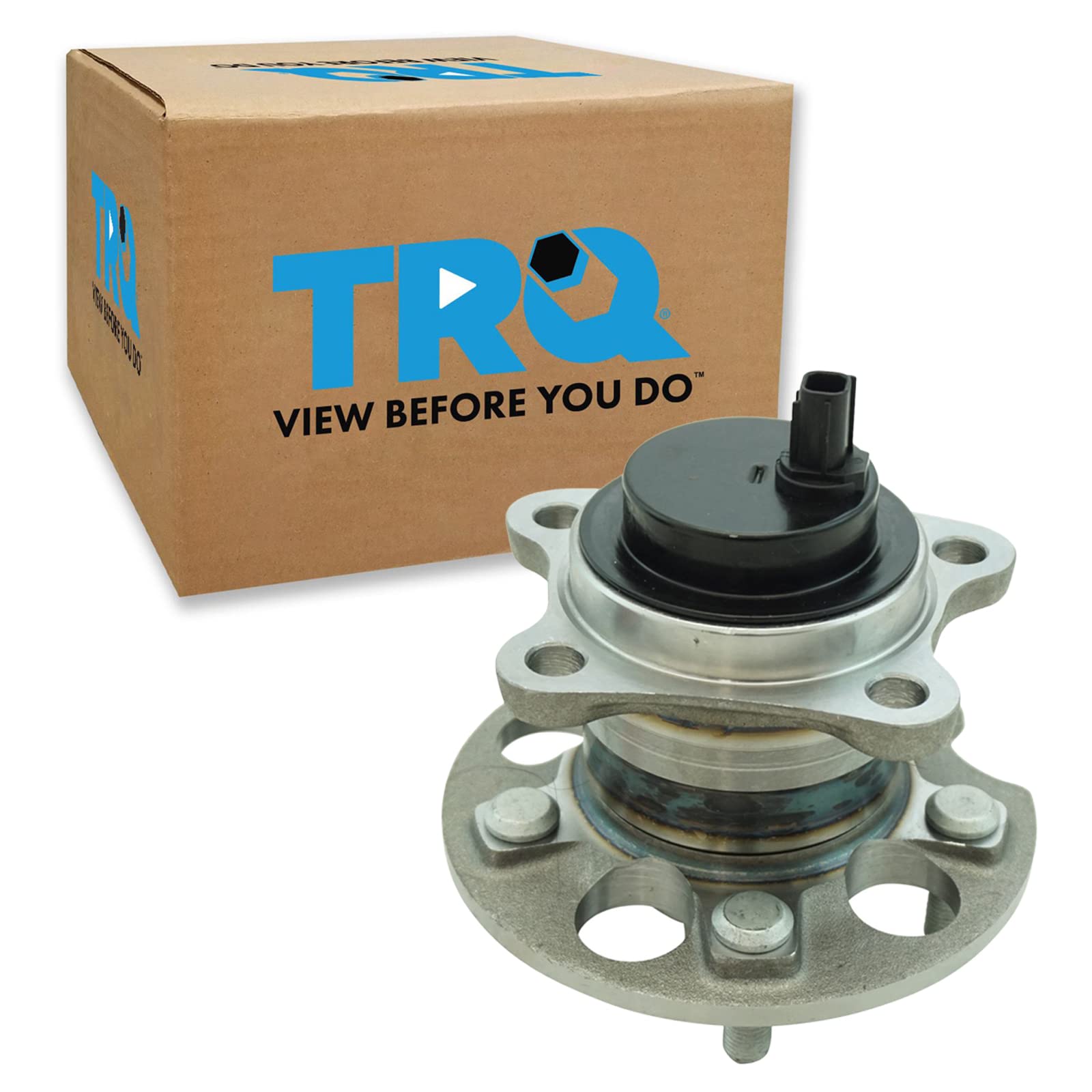 Trq Rear Left Wheel Hub Bearing Assembly Drivers Side Compatible With 2008-2013 Toyota Highlander