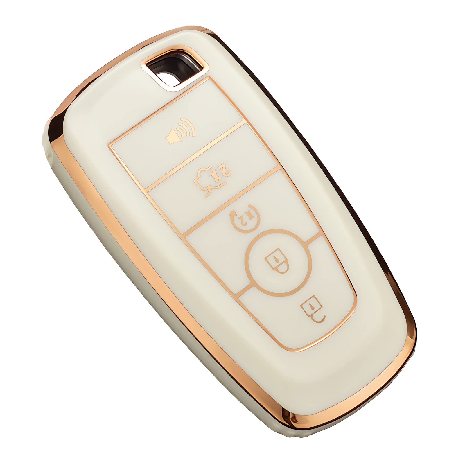 For Ford Key Fob Cover, Premium Soft Tpu Full Protection Key Fob Case For Ford Lincoln Fusion Mustang F150 F250 Edge Explorer Es