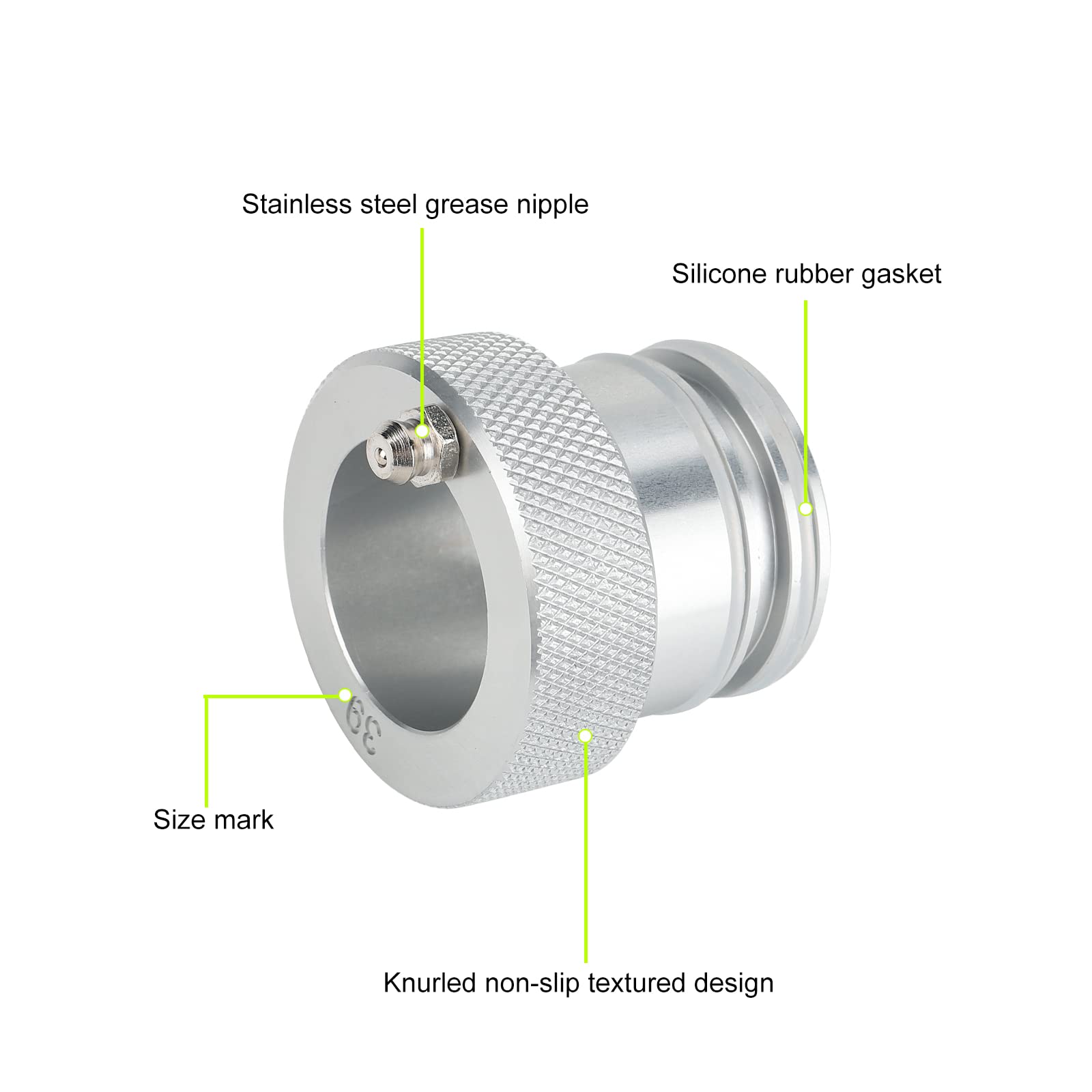 4Pcs Upgrade Wheel Bearing Greaser Tools Compatible With Ranger 800 900 Xp1000 And Most Utv Atv Polaris Can-Am Maverick X3 Bearings W/Inner Dimension Of 35Mm+39Mm+40Mm+ 44Mm