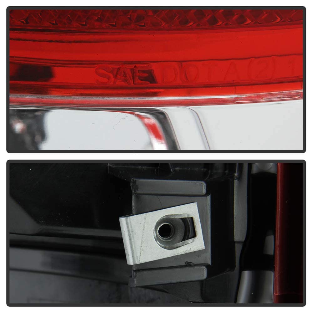 Acanii - For [Plug & Play] 2007-2013 Gmc Sierra 1500 2500 3500Hd Tail Lights Lamps Left+Right