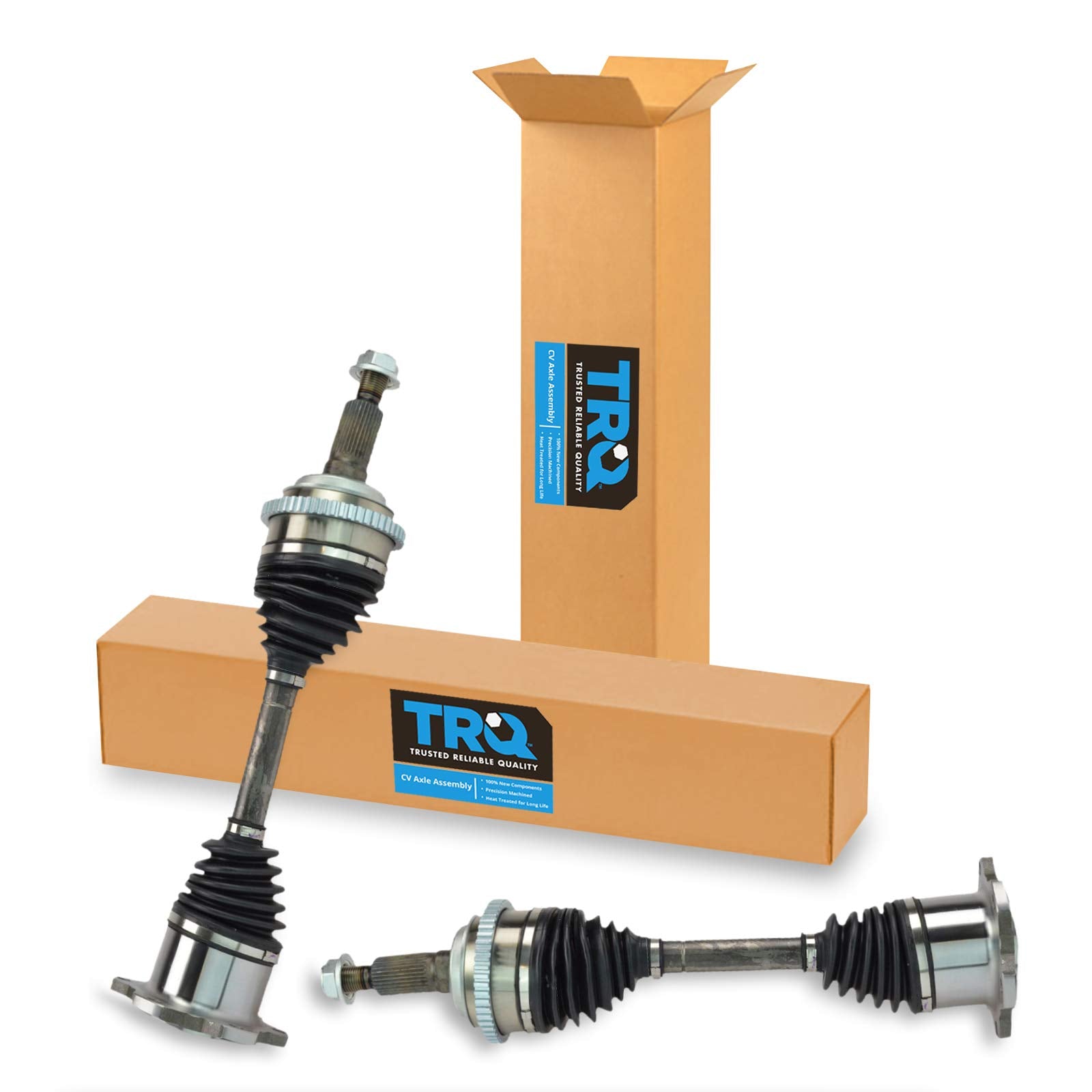 Trq Front Cv Axle Shaft Assembly Set Compatible With 1995-1997 Chevrolet K1500 1992-1997 K1500 Suburban 1988-1997 K2500 Tahoe Gm