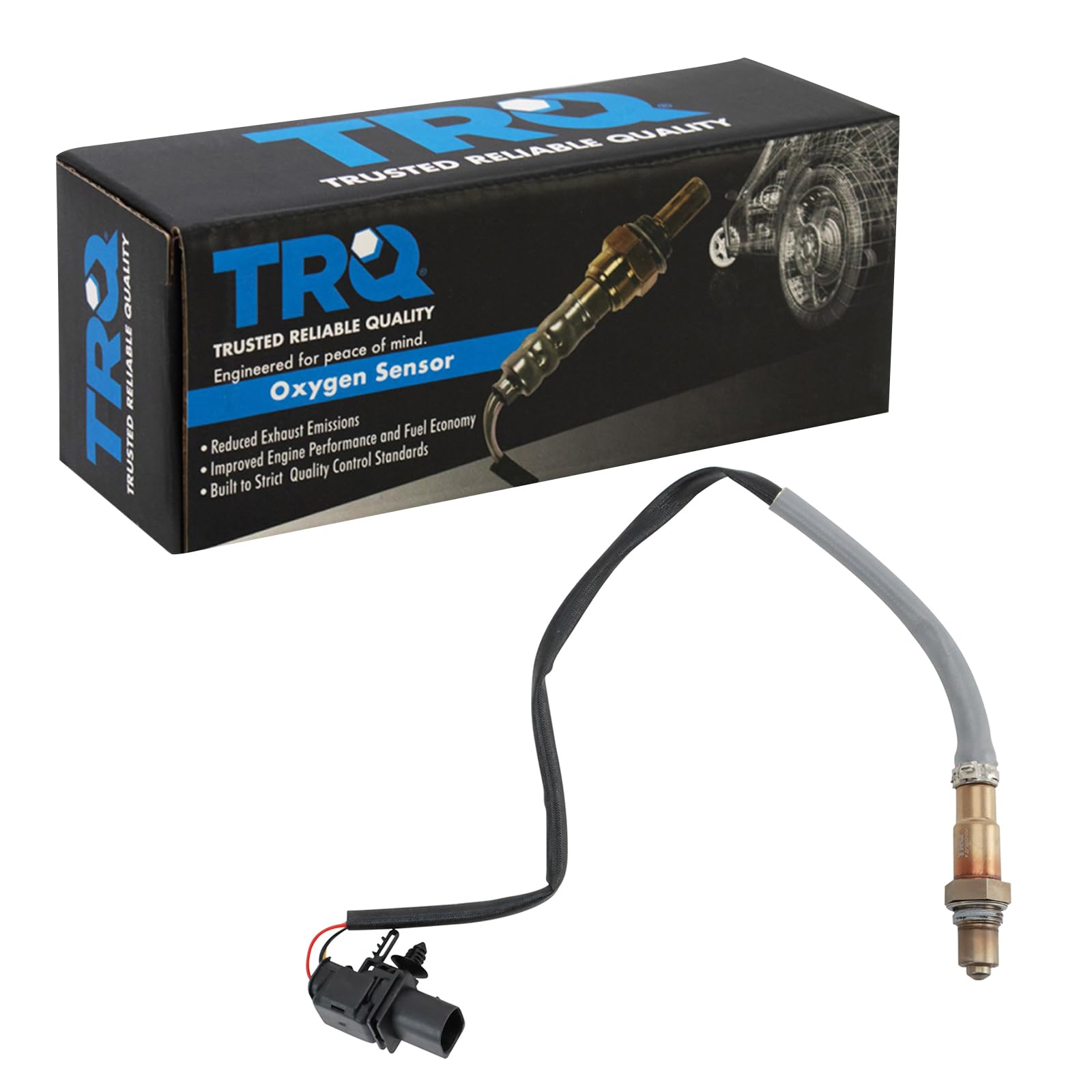 Trq Upstream Left O2 Oxygen Sensor Compatible With 09-11 Ford Expedition F-150 Lincoln Navigator