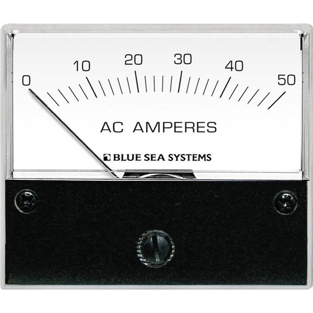 Blue Sea 9630 Ac Analog Ammeter 0-50 Amperes Ac