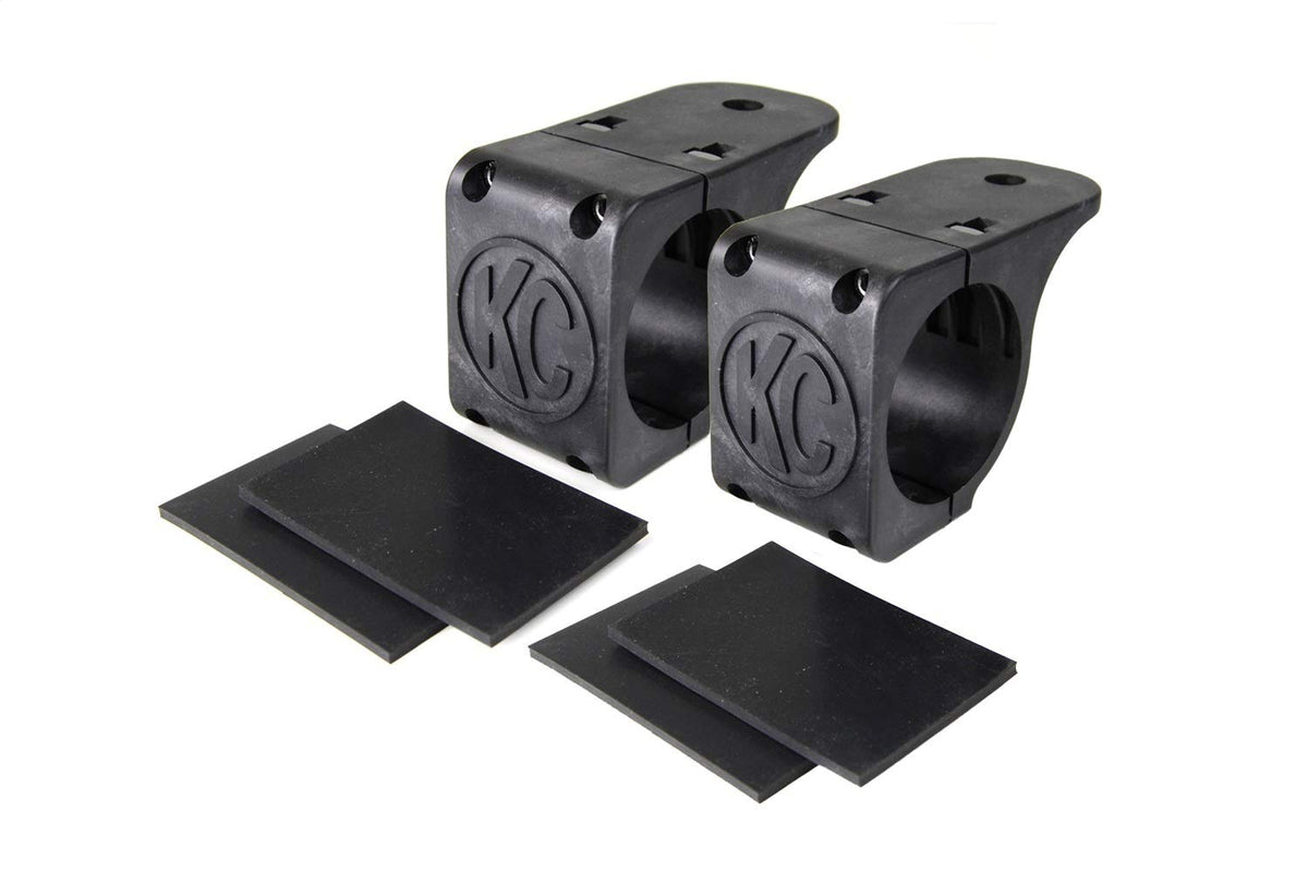 Kc Hilites 73081 Tube Clamp Light Mounting Bracket Set For 2.25'' To 2.5'' Bar (Pair)