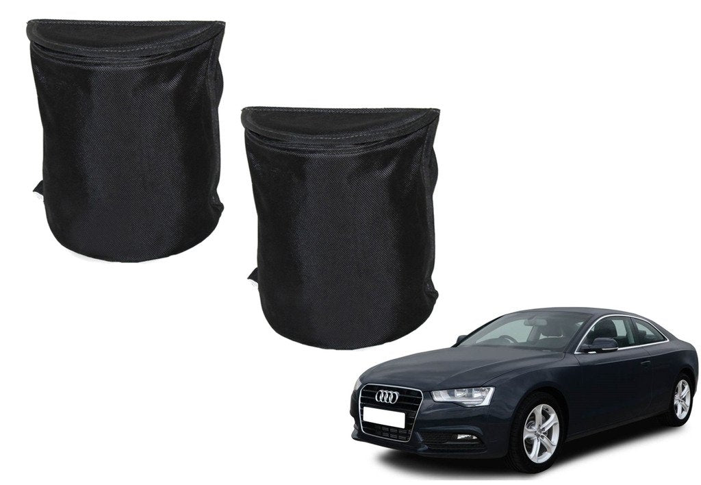 Kozdiko Semi Cylindrical Car Dustbin Set of 2 Pcs for Audi A5