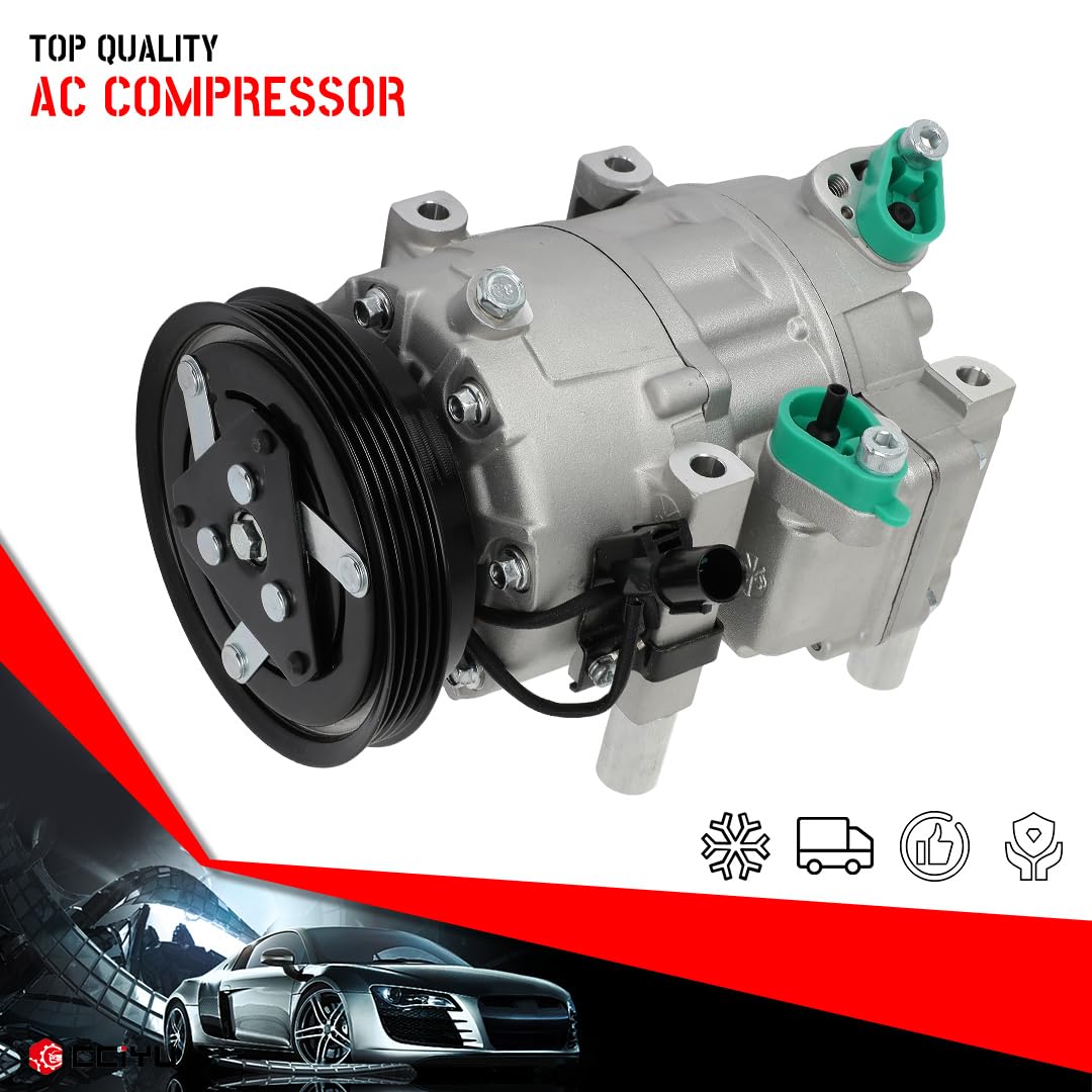 cciyu Air Conditioning Compressor 2007-2012 Fit for Hyundai Elantra 2.0L AC Compressor Pump