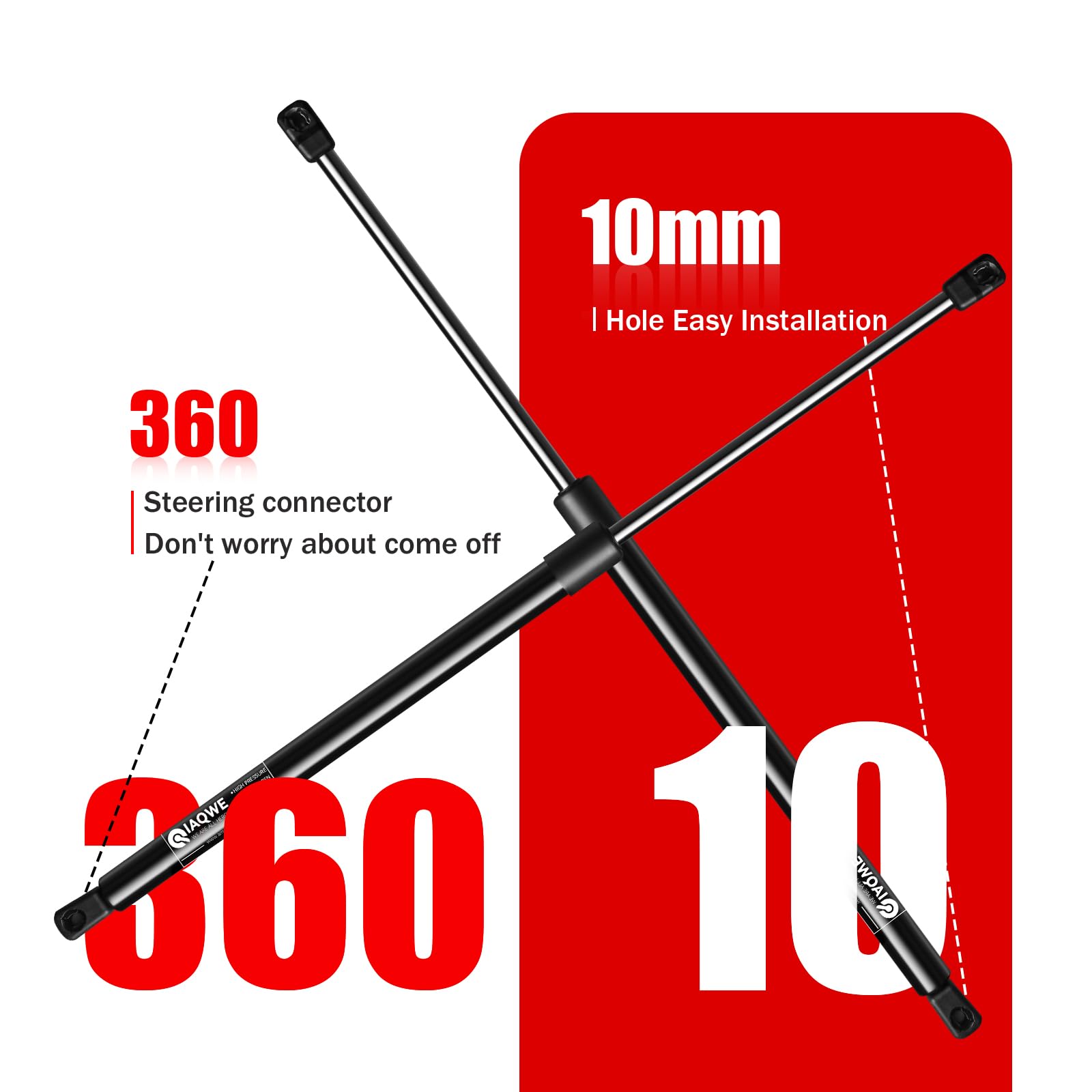 Iaqwe Pm1109 Replacement Parts Hood Gas Struts Lift Supports Front Fit For Acura Mdx 2007 2008 2009 2010 2011 2012 2013 Base Spo