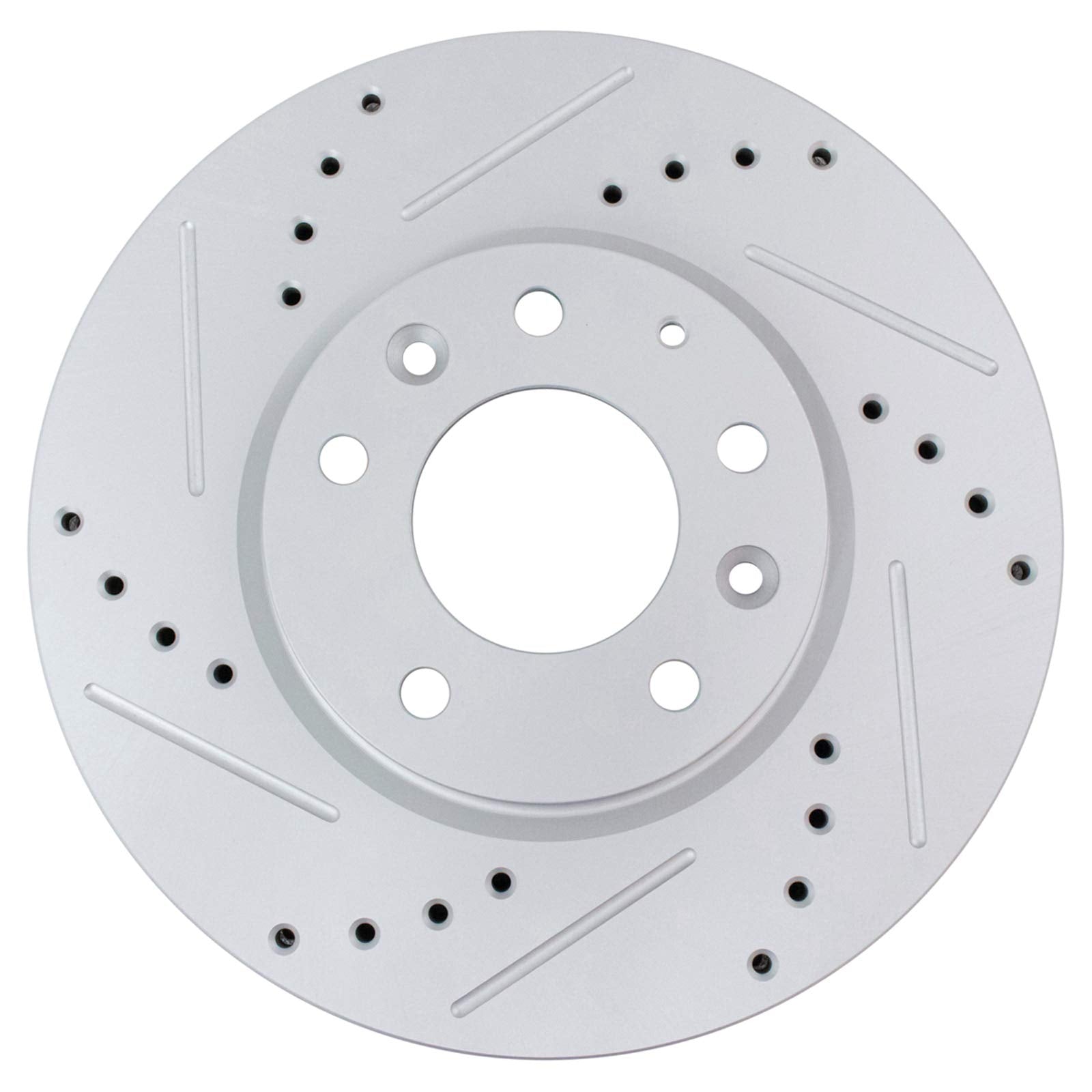 Trq Front Performance Brake Rotors Set Premium G-Coated Compatible With 2006-2012 Ford Fusion 2007-2012 Lincoln Mkz 2006 Zephyr