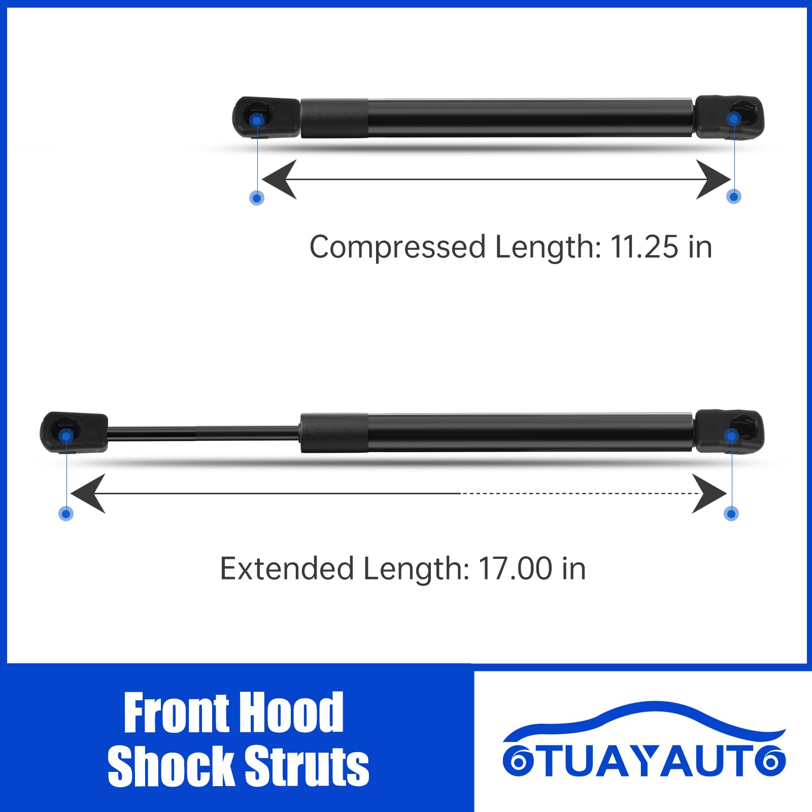 Otuayauto Hood Struts Lift Support Replacement For Toyota Fj Cruiser 2007 2008 2009 2010 Premium Front Hood Shocks Gas Spring Se