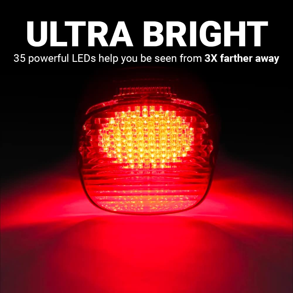 Eagle Lights Flashing Strobe Led Tail Brake Light Kit For Harley Davidson Tri Glide Models