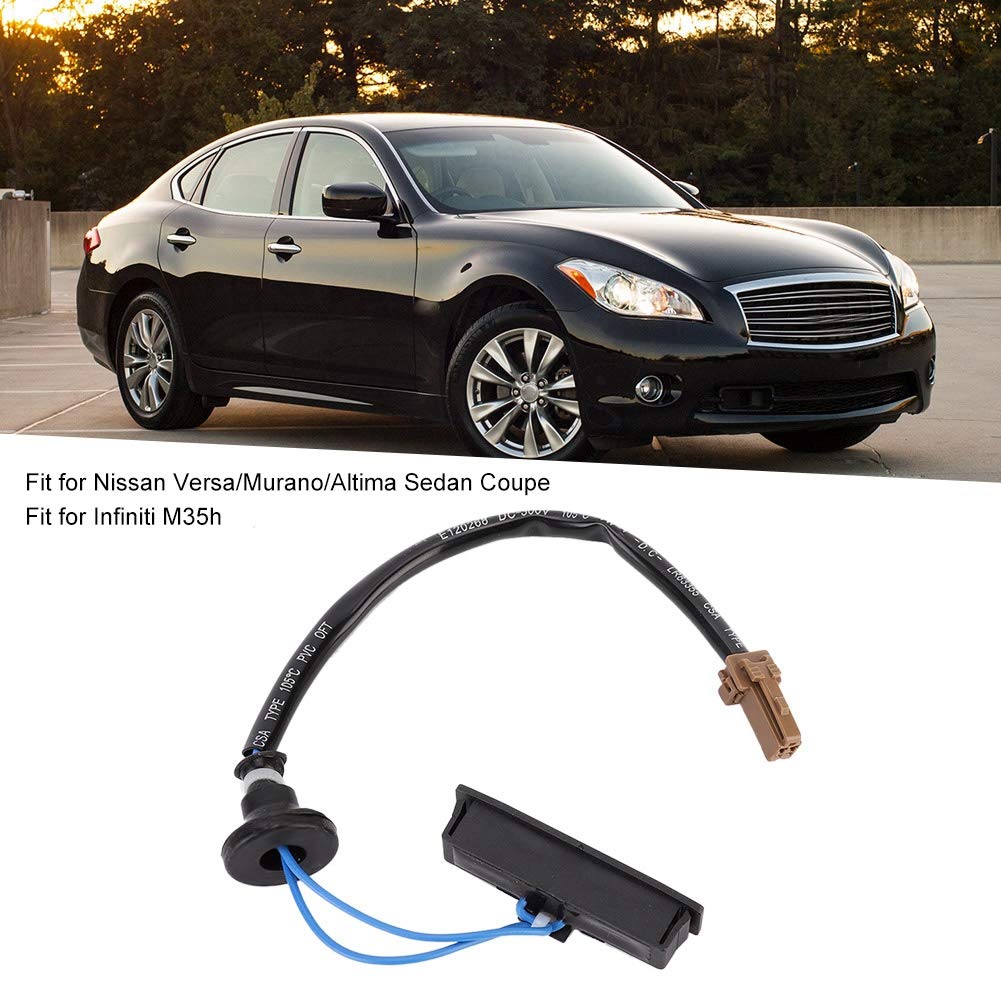 Suuonee Car Trunk Release Switch, Car Trunk Release Switch Deck Liftgate Lid Open Switch Button Fit For Infiniti Nissan Altima Versa 25380Ed000