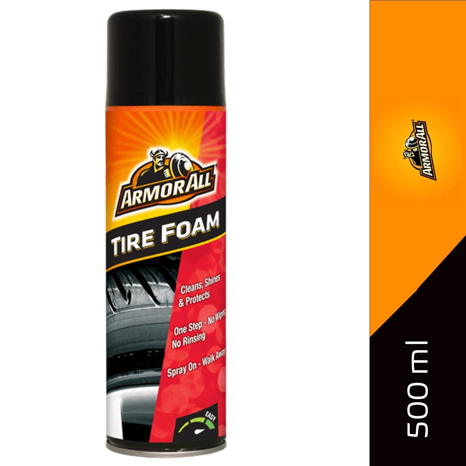 Armor All Tire Foam, Tire Cleaner Spray For Cars, Trucks, Motorcycles, 20 Oz Each, 1.25 Pound (Pack Of 1)