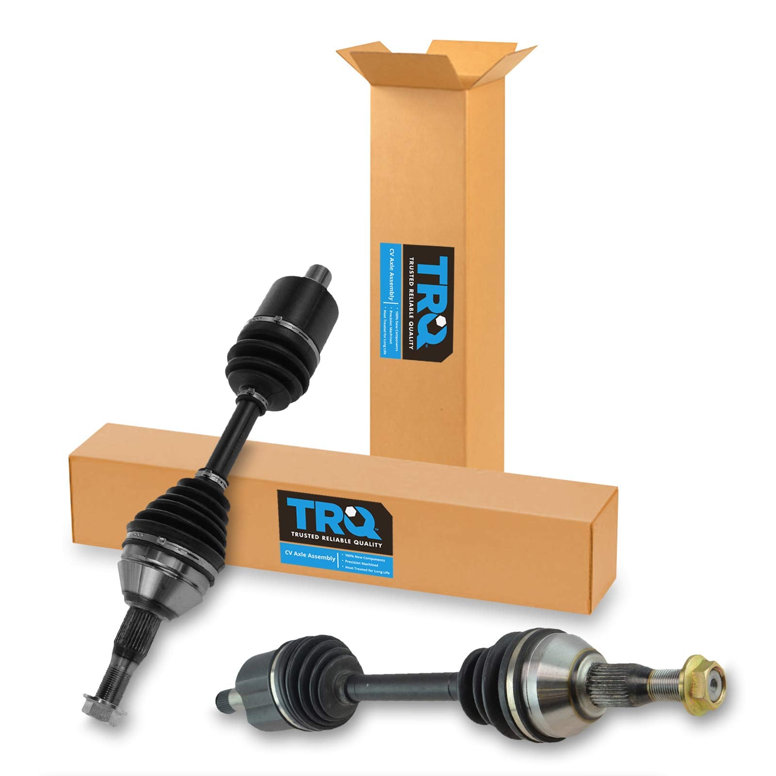 Trq Front Cv Axle Shaft Assembly Set Compatible With 1997-2004 Buick Regal 2004-2005 Chevrolet Impala Monte Carlo 1997-2007 Pont