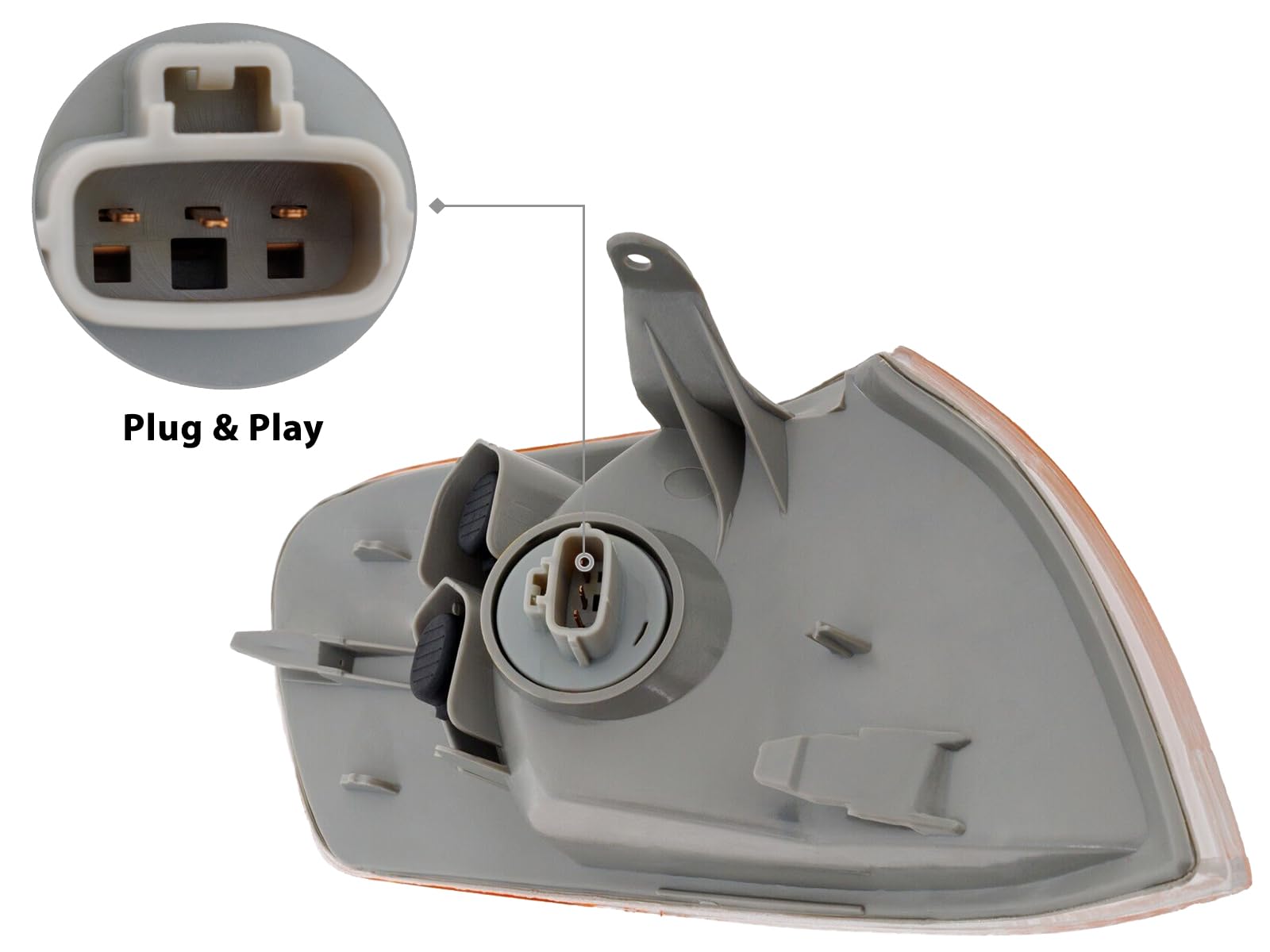 Auto Parts Avenue Apa Replacement Corner Park Signal Lamp For 1998 1999 2000 Corolla Driver Left Side To2520150