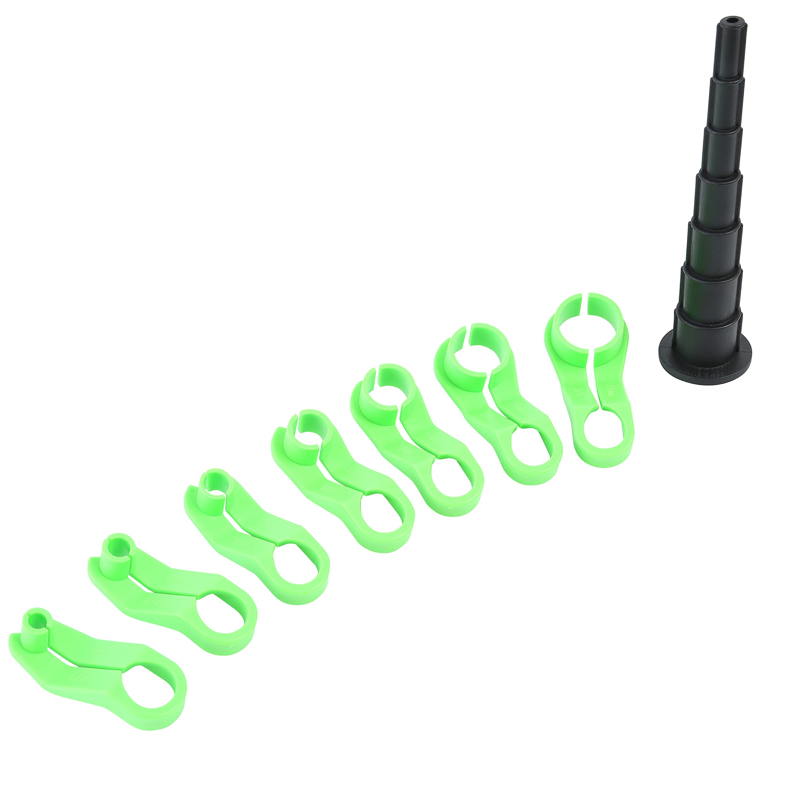 OEMTOOLS 26515 Angled Disconnect 7 Pc Set, Fuel Line Disconnect Tool, Disconnect Spring Lock Couplings for Ford and Chrysler AC 