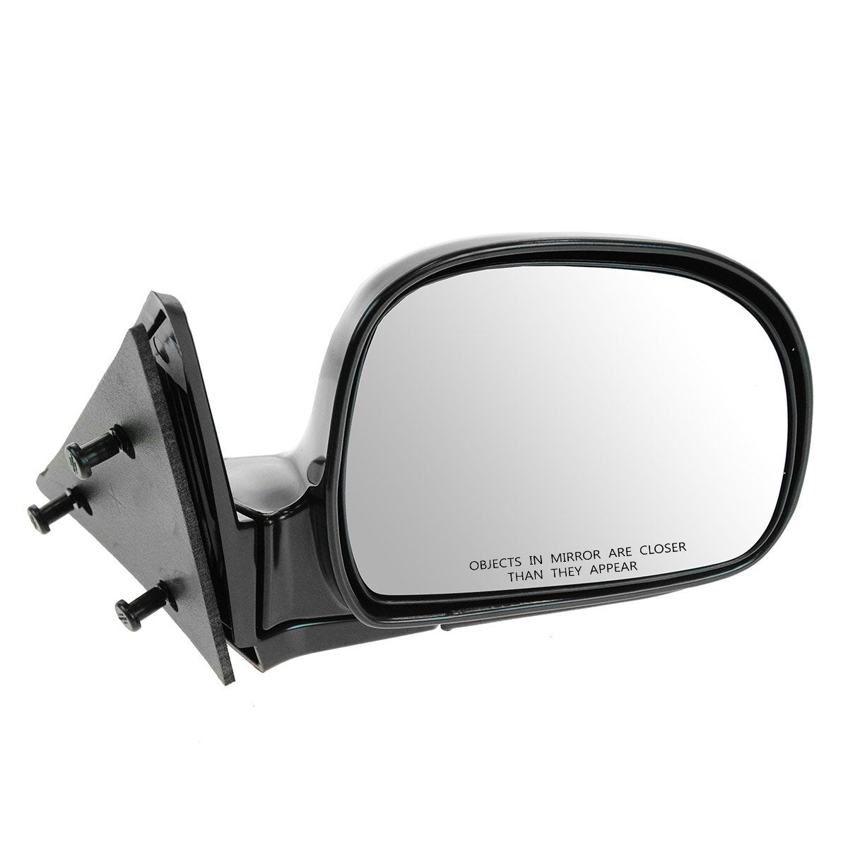 Trq Right Mirror Manual With Smooth Cover Passenger Side Compatible With 1995-1998 Chevrolet Blazer 1994-1997 S10 1995-1997 Gmc