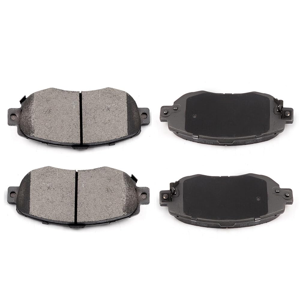 Eccpp D619-7495 4Pcs Front Ceramic Disc Brake Pad Set - Fit For Lexus Gs300, Gs400, Gs430, Is300, Sc430