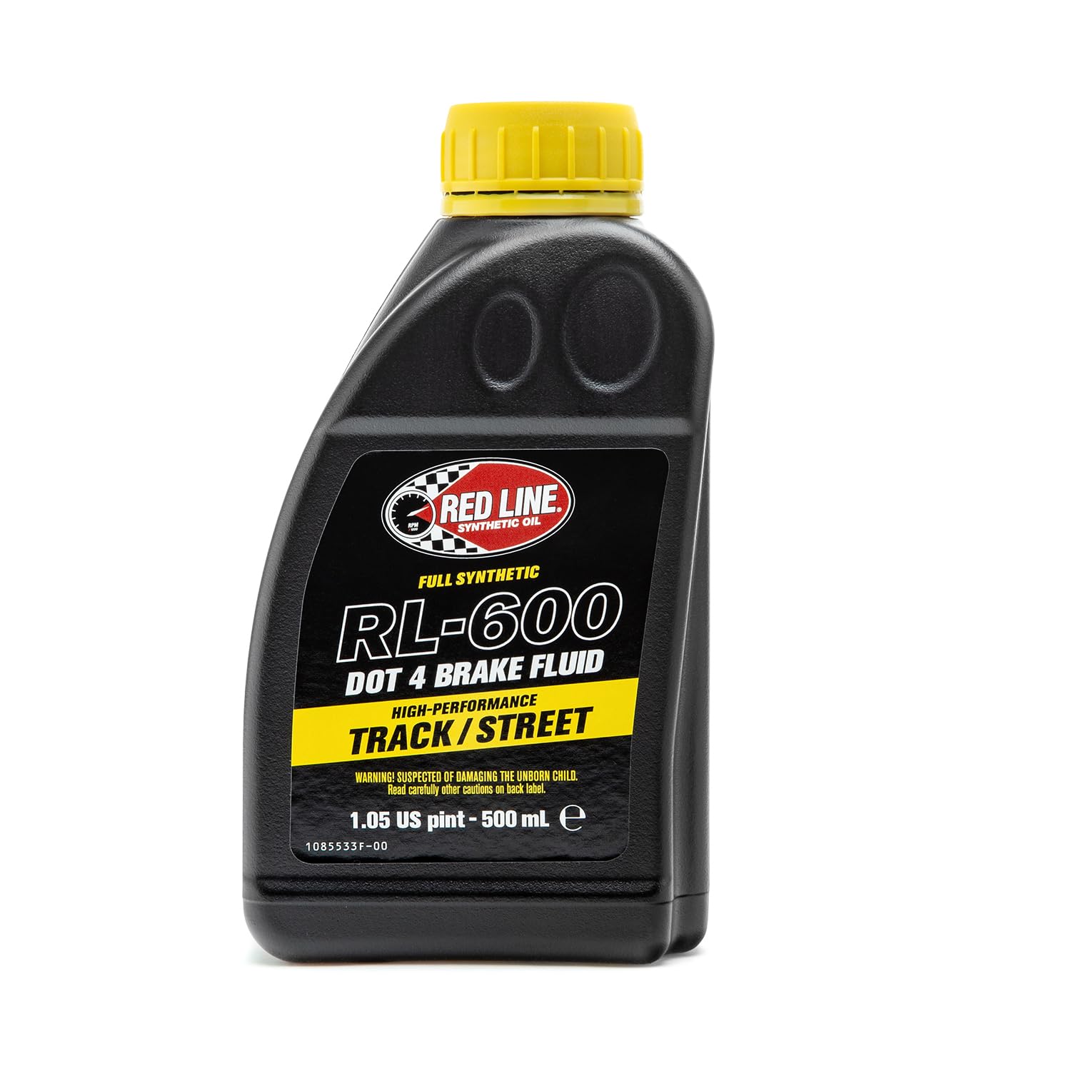 Red Line RL-600 Track/Street DOT 4 Brake Fluid, 16 Ounce