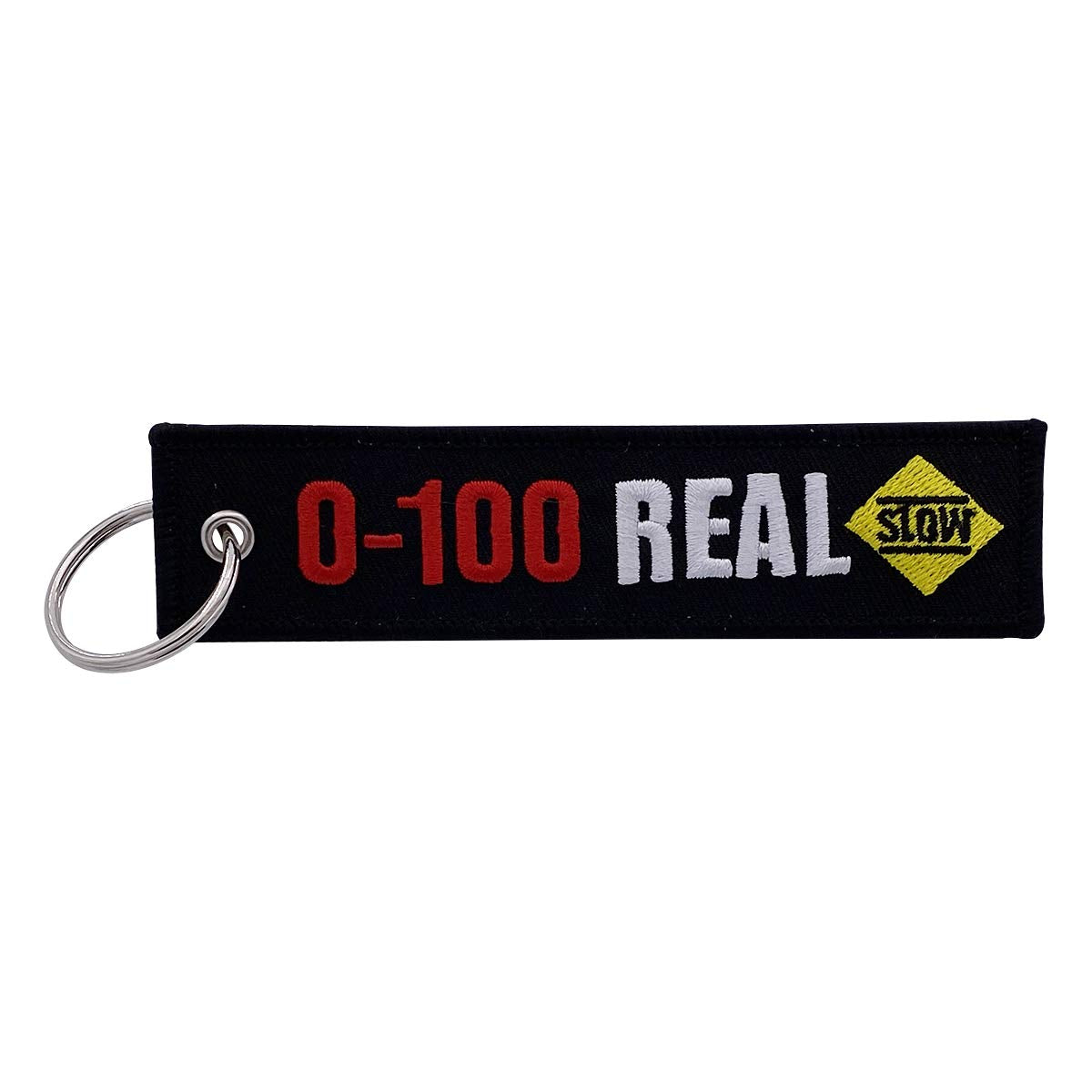 Boostnatics Keychain Tag For Motorcycles, Scooters, Bike, Cars, Backpacks, Gifts, & More (0-100 Real Slow)