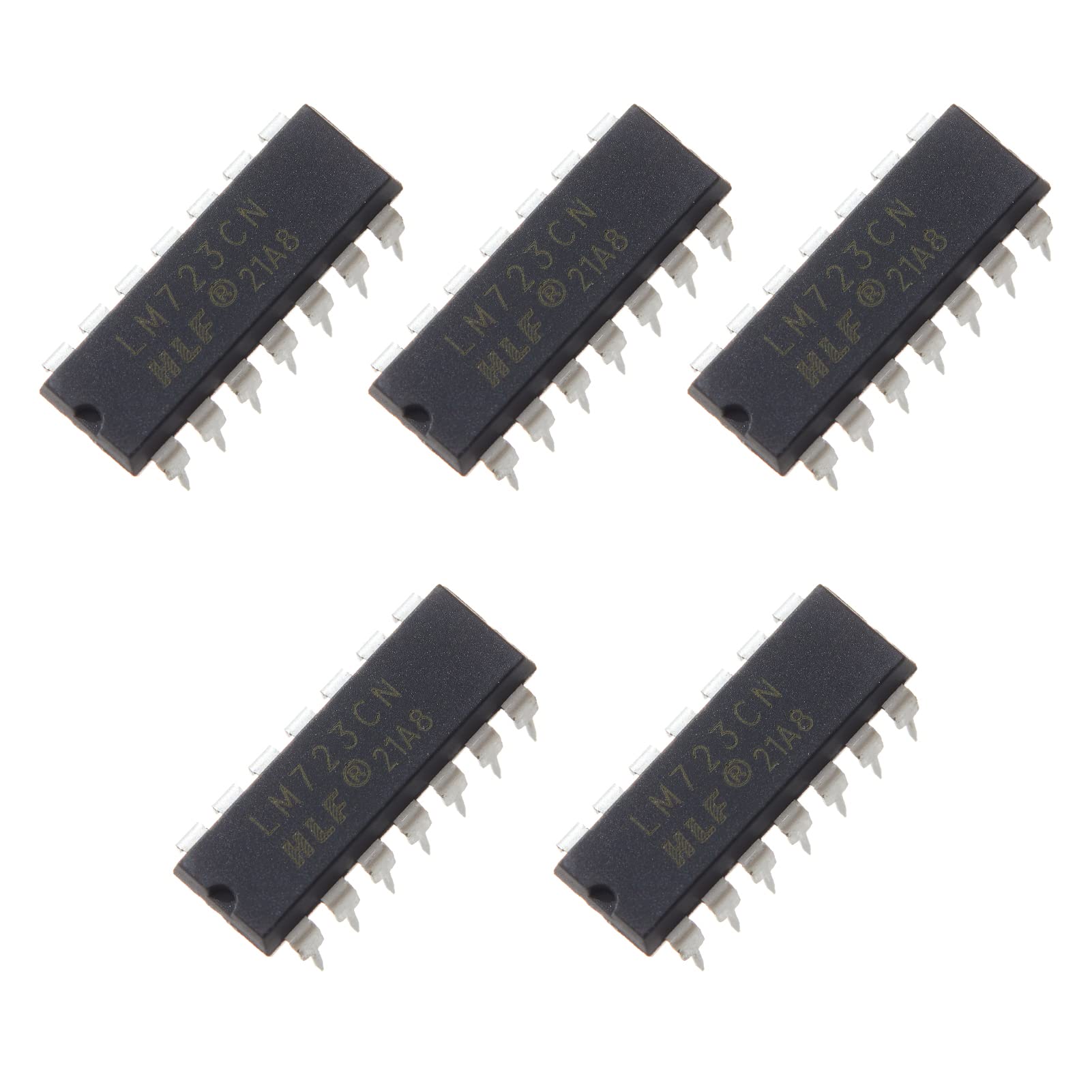 Horinker 5Pcs Lm723Cn High Precision Voltage Regulator 2V To 37V,14Pins