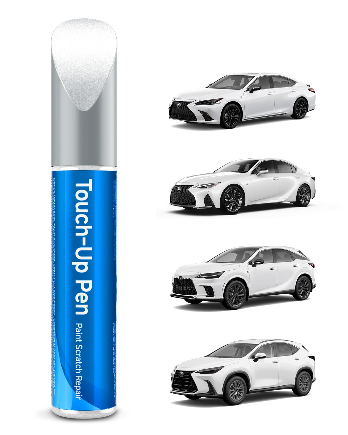 Teslaunch 083/2MH Ultra White Tricoat Touch Up Paint Compatible with Lexus Exact Match Touch Up Paint Car Scratch Repair
