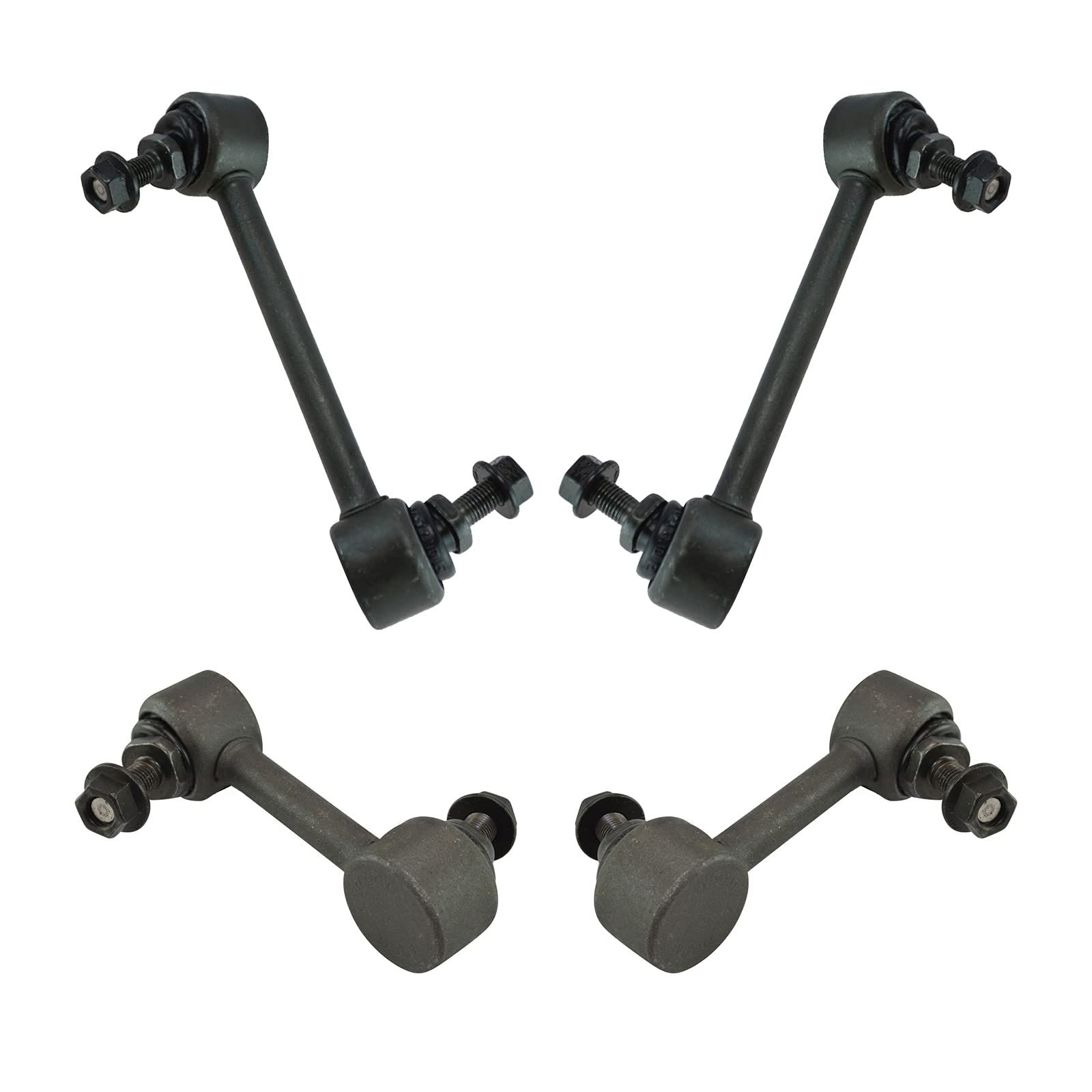 Trq Front & Rear Sway Bar Stabilizer Link Set Compatible With 2004-2012 Chevrolet Colorado Gmc Canyon 2007-2008 Isuzu I-370