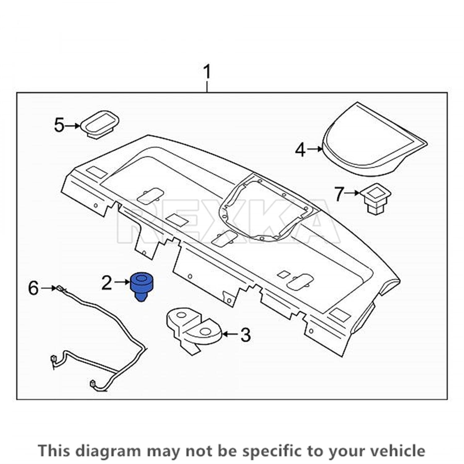 Rexka 20Pcs 8Mm Hole Door Trim Panel Retainer Clip Fastener Compatible With Hyundai Kia 82315-38000