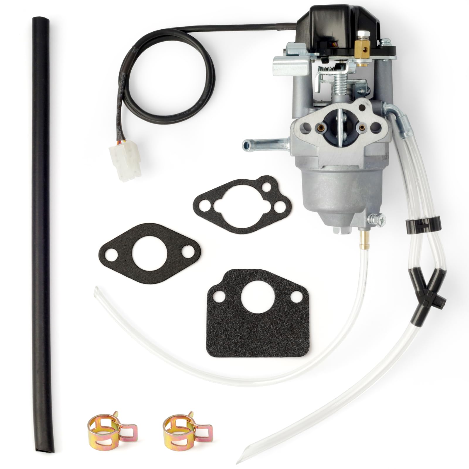 Inverter Generator Carburetor With Fuel Lines And Gaskets Replacement For Champion Predator Firman Etq Ryobi 2000 2300 Watt Huay