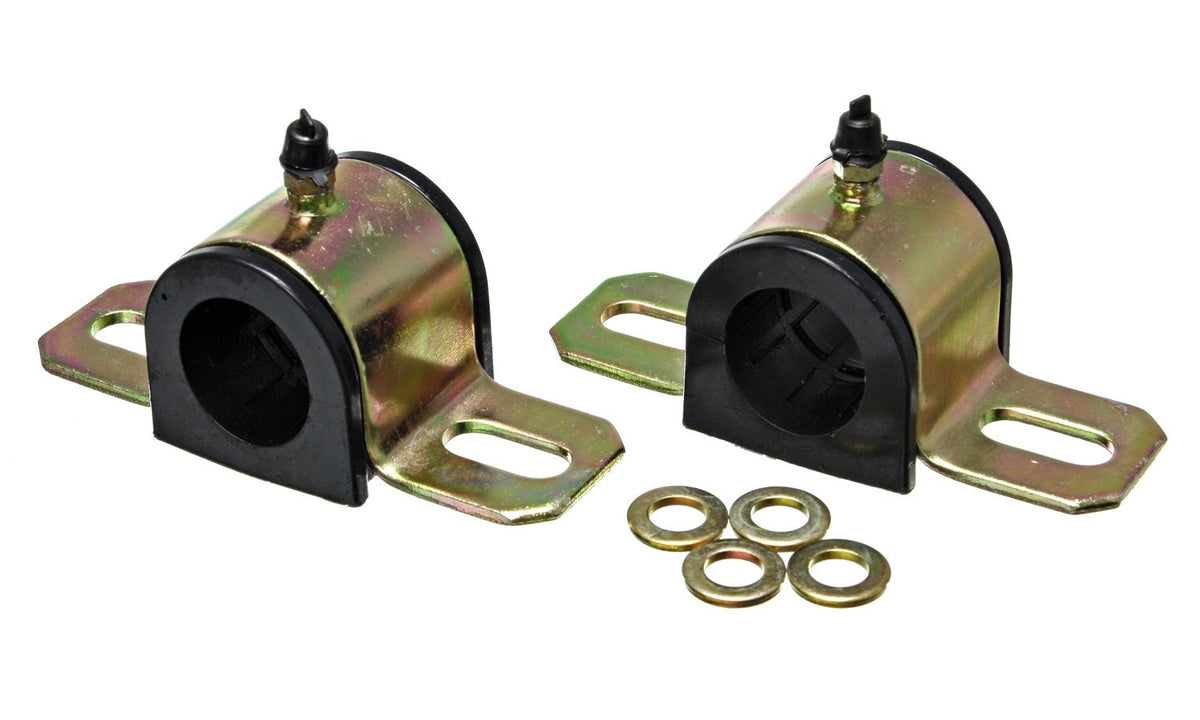 Energy Suspension 9.5161G 1'' Greasable Sway Bar Set , Black