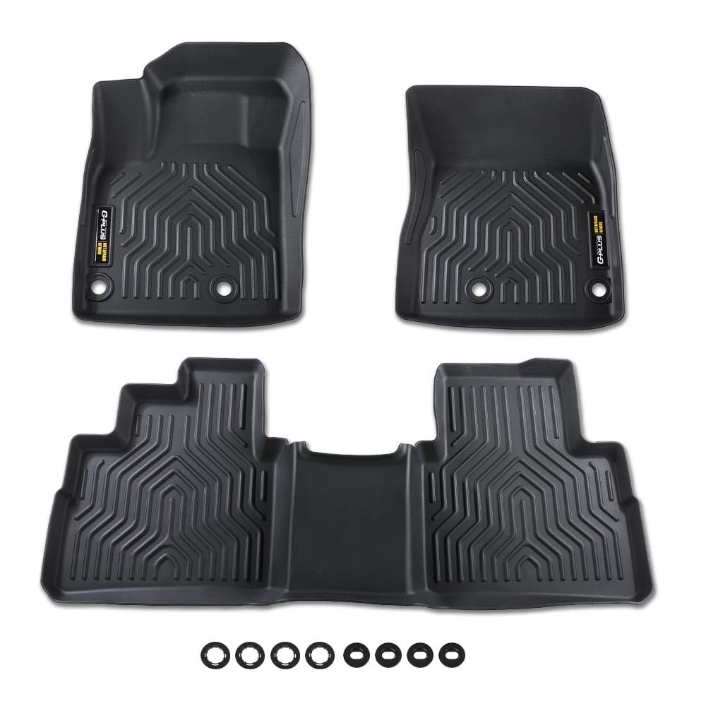 G-PLUS TPE Floor Mats Cargo Liner, Compatible with Nissan Rogue 2021-2024 (No Sport Models), All Weather Full Cover Protection 1