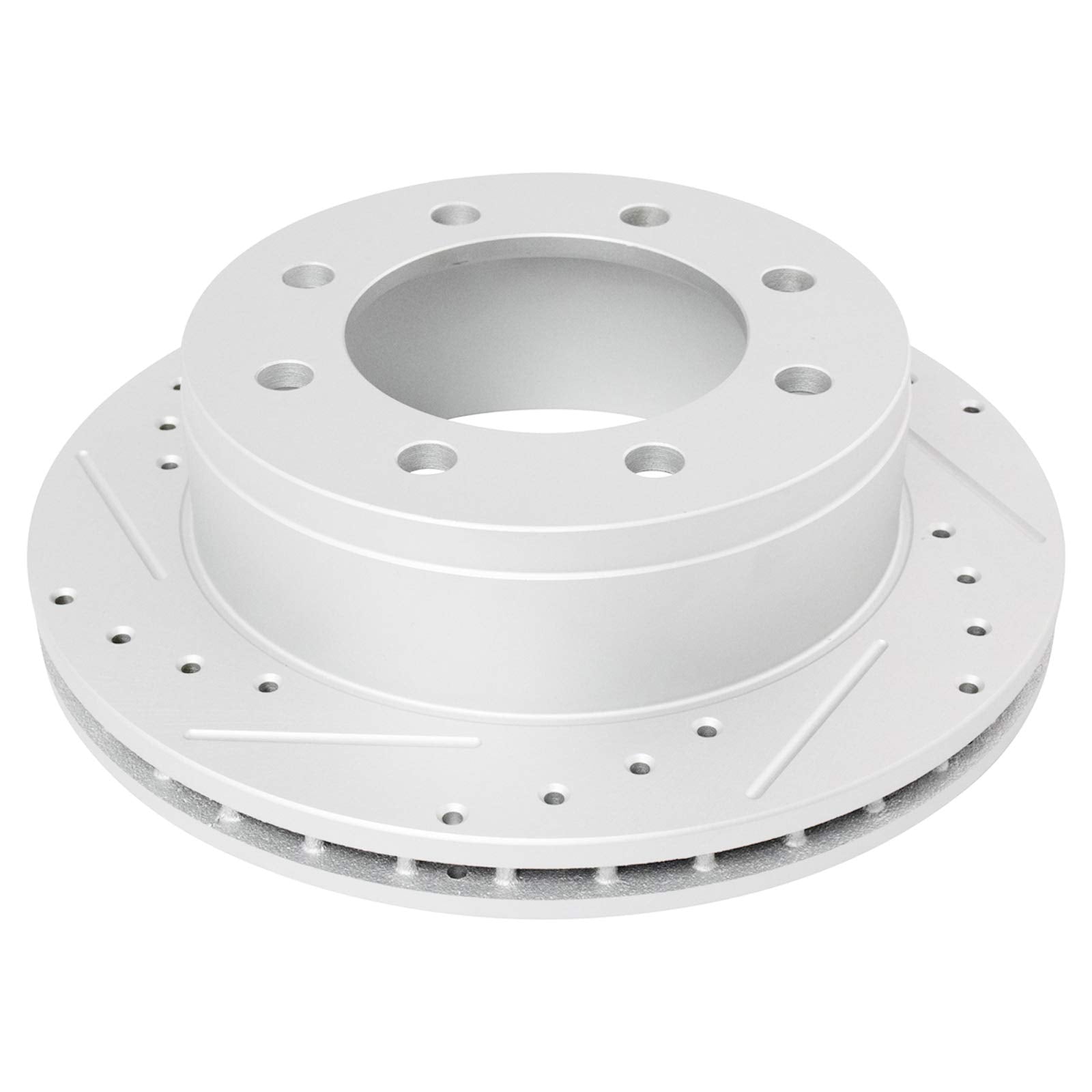 Trq Rear Performance Brake Rotor Drilled Slotted Pair Set For Chevy/Gmc