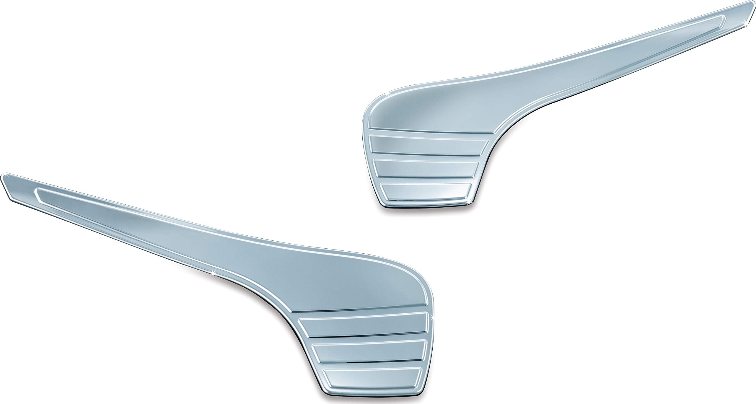 Kuryakyn 6903 Motorcycle Accent Accessory: Tri-Line Fairing Accents For 2014-19 Harley-Davidson Touring & Trike Motorcycles, Chr