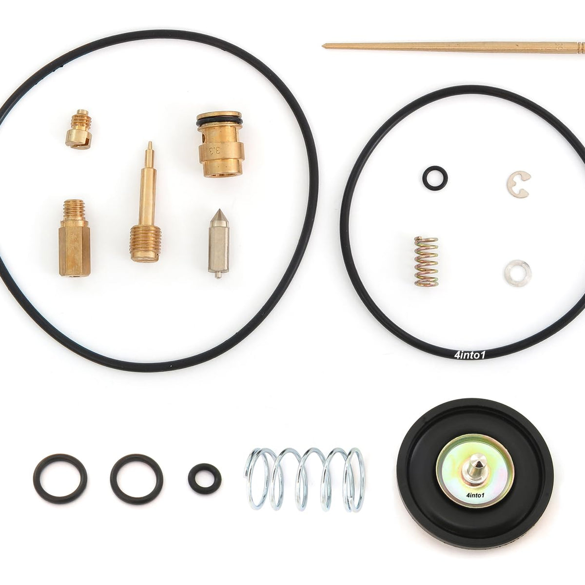 Deluxe Carburetor Rebuild Kit W/Air Cut Off Valve - Fits Honda Xl350-1974-1975