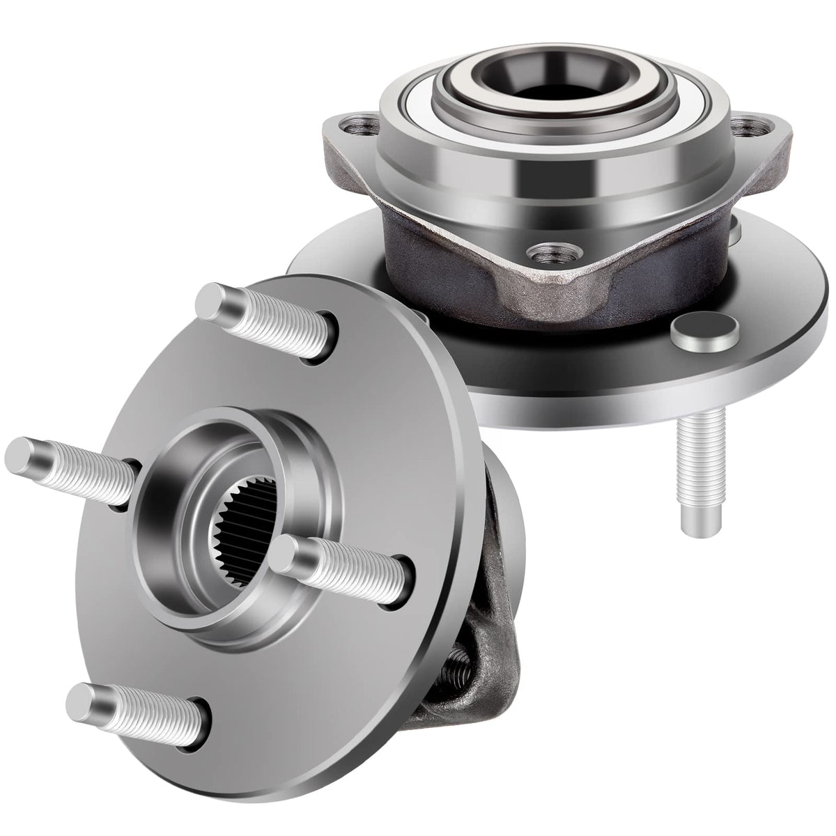 ECCPP 513205 Front Wheel Hub Bearing Assembly fit for Chevrolet Cobalt Pontiac G5 Pontiac Pursuit 03 04 05 06 07 08 09 Saturn Io