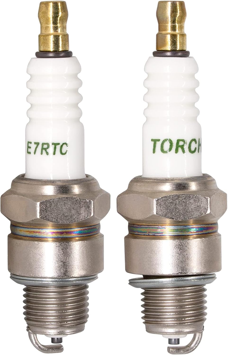 2PK TORCH E7RTC Spark Plug Replace for NGK 7022 BPR6HS 6422 BPR7HS Spark Plug, for CHAMPION RL82YC QL82YC Spark Plug, for DENSO 