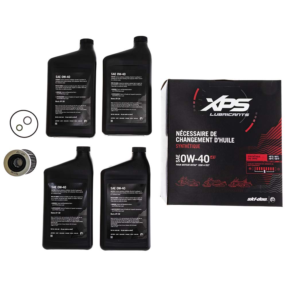 Can-Am New Oem Xps Ow-40 Synthetic Oil Change Kit Rotax 1200 4-Tec, 779255
