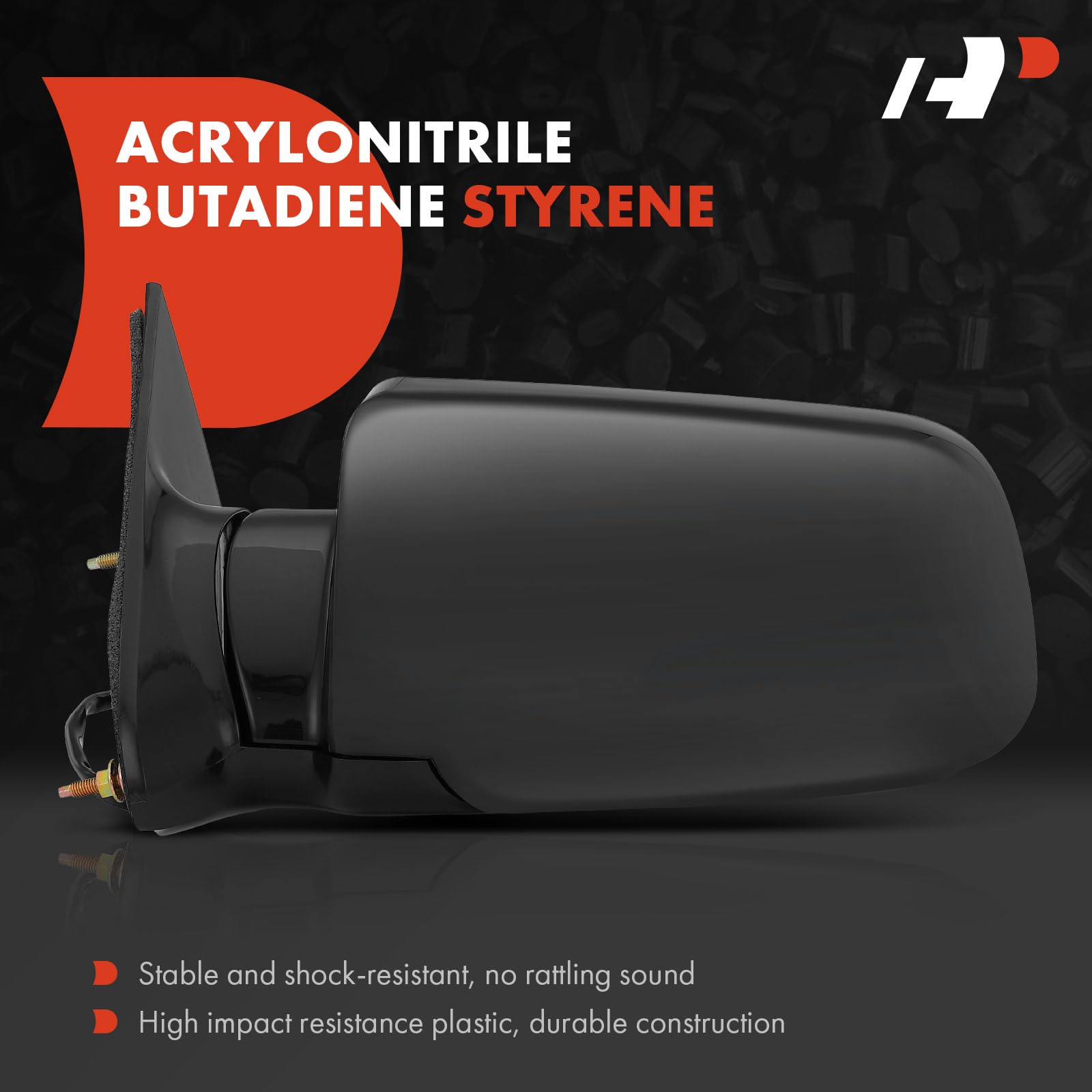 A-Premium Pair (2) Driver & Passenger Side View Mirror Compatible With Chevy & Gmc - Silverado, Blazer, C/K 1500 2500 3500, Tahoe, Sierra, Yukon - Power Non-Heated Manual Folding -# 15764757, 15764758