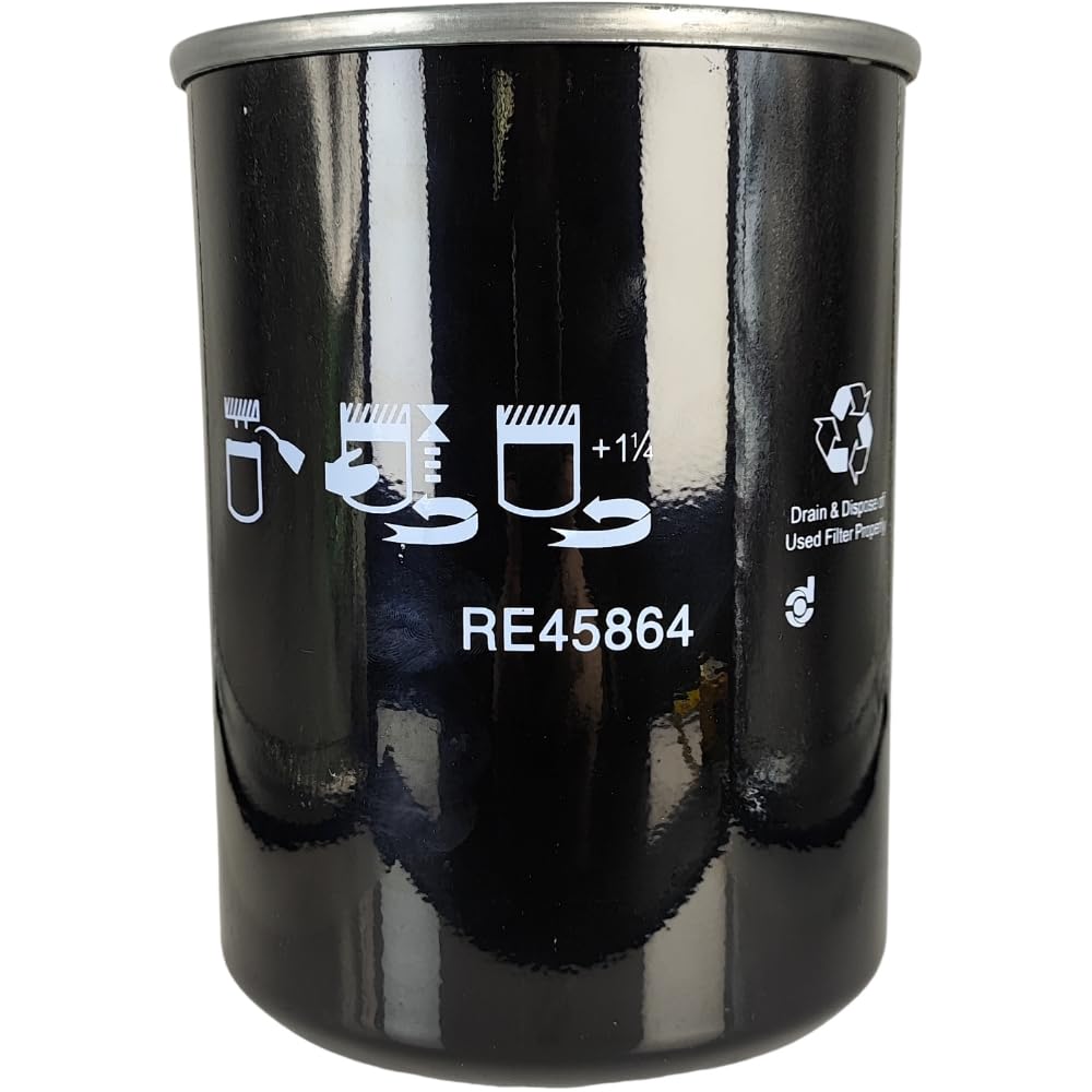 XYZIL RE45864 Transmission Hydraulic Oil Filter Compatible with John Deere 3025D 3035D 3043D 5038D 4044M 4044R 4049M 4049R 4052M