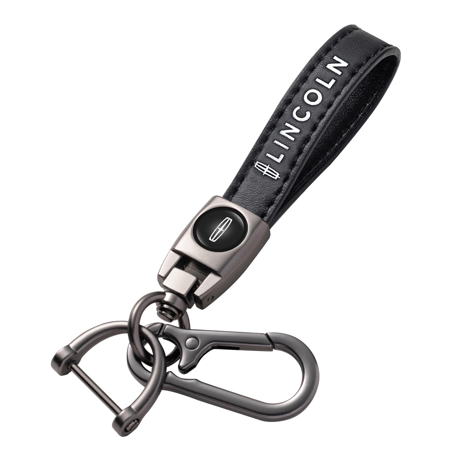 Car Keychain Keyring Compatible with Lincoln MKC Nautilus Aviator Navigator MKZ Continental, Car Fob Key Chain Replacement for K