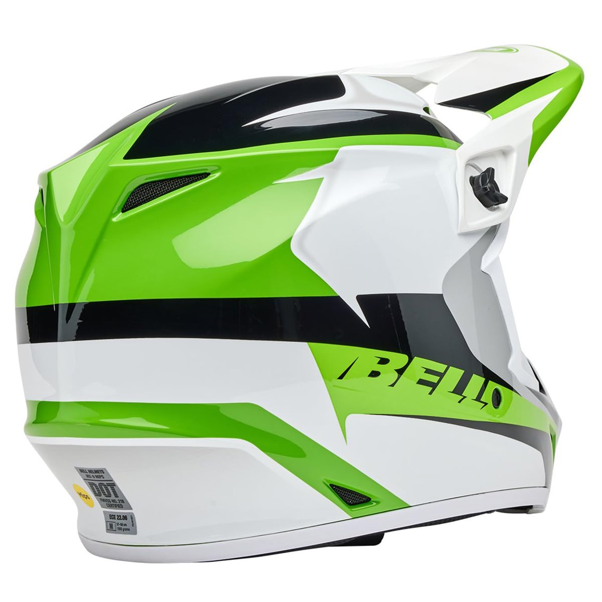 BELL MX-9 MIPS Dirt Helmet (Gloss Rift Green/White - 2X-Large)