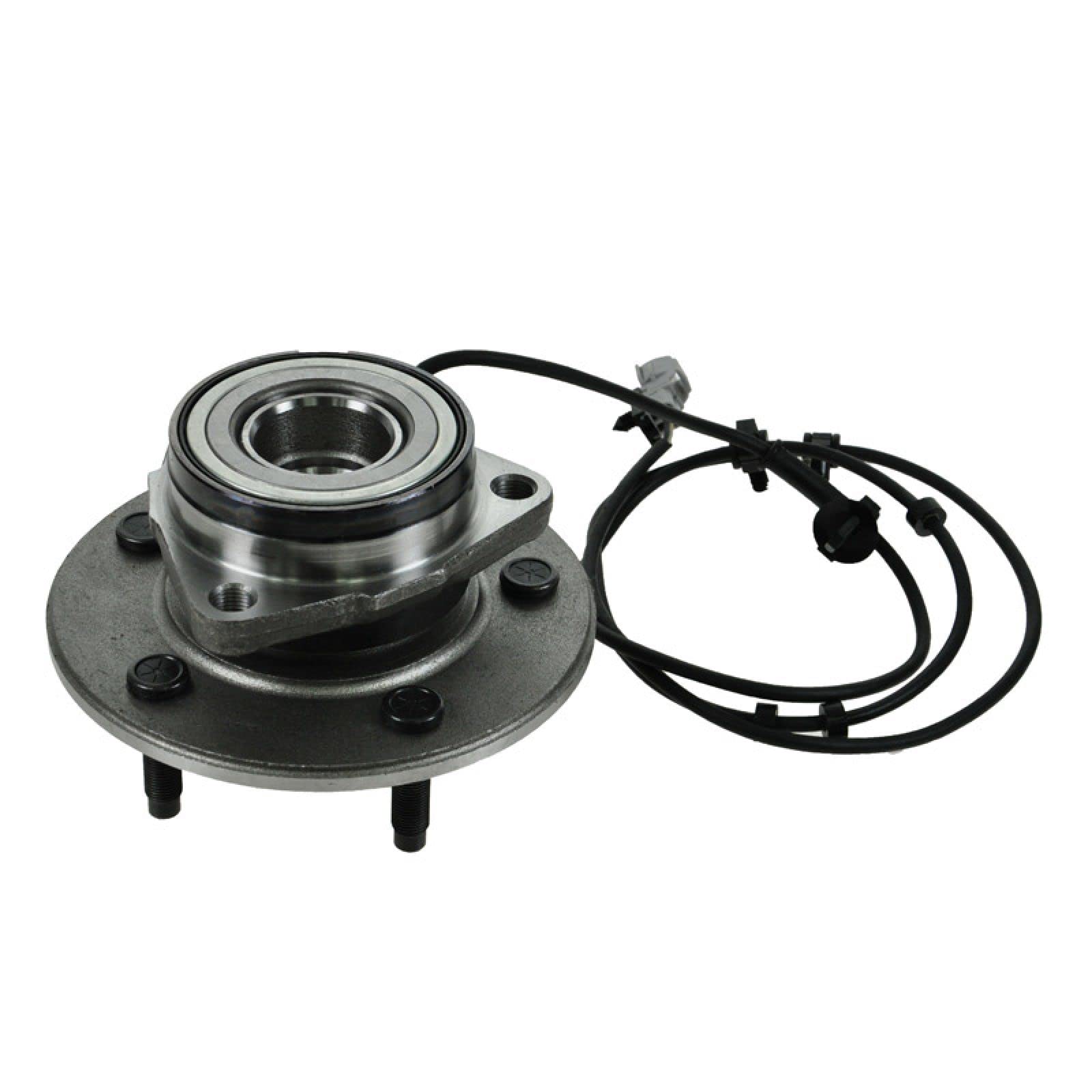 Trq Front Wheel Bearing & Hub Assembly 4Wd With Abs Sensor Compatible With 2000-2001 Dodge Ram 1500