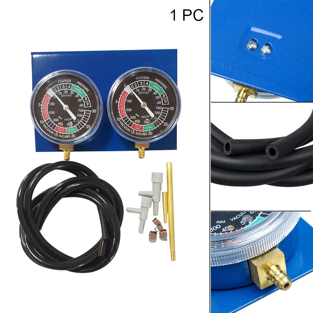 YOUNGL Motorcycle Vacuum Gauge Balancer Tool - Durable Plastic Carb Synchronizer for 2 Cylinder Motorcycles