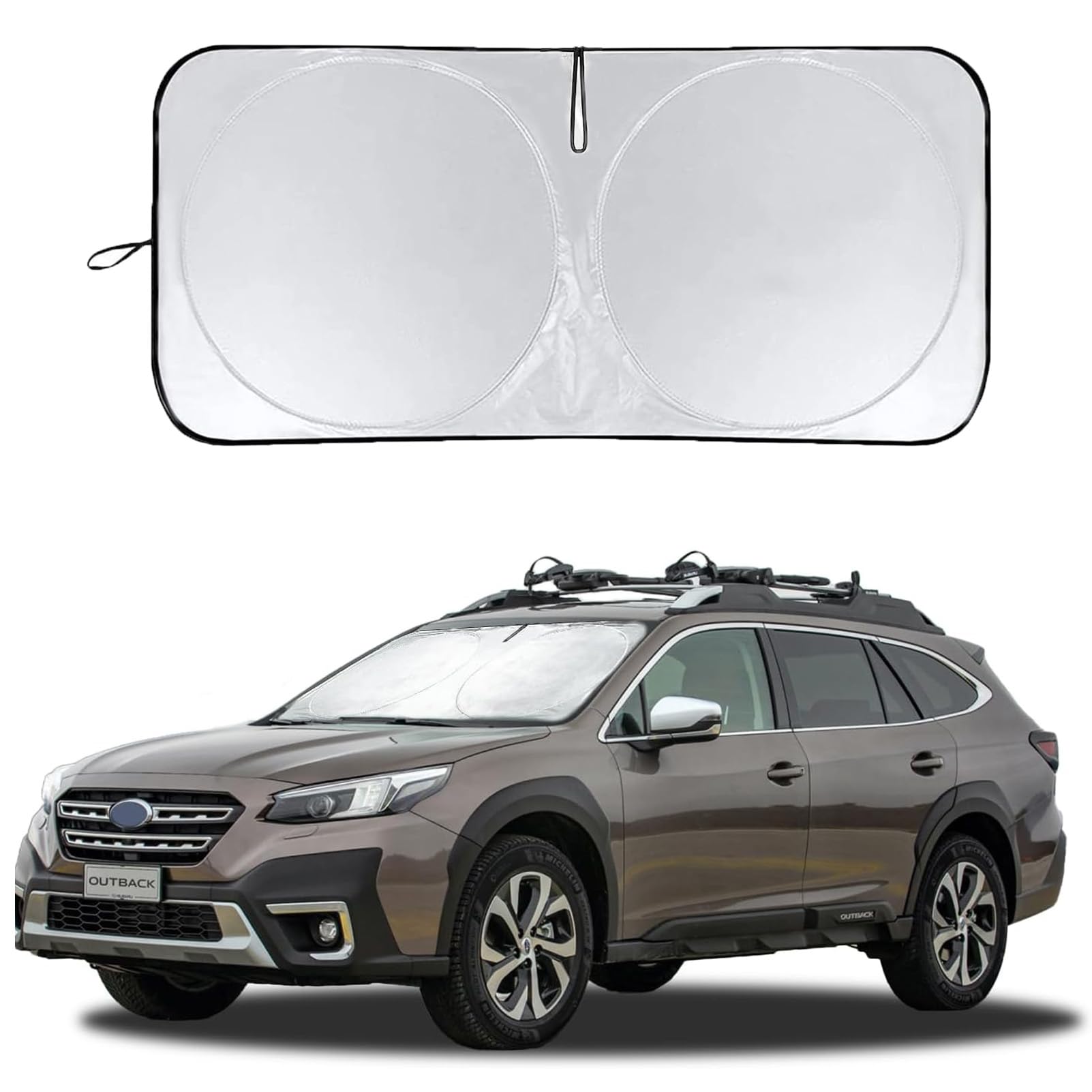 Insauto For Outback 2024 Window Sunshade Windshield Sun Shade For 2020-2023 Subaru Outback Windshield Cover Custom Fit Sun Visor