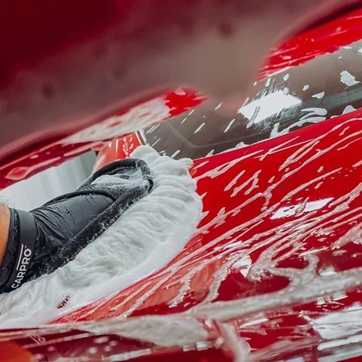 Carpro Car Wash Mitt Merino Wool - The Professional'S Scratch Free, Swirl Free & Lint Free Car Wash Kit Essential - Superior To