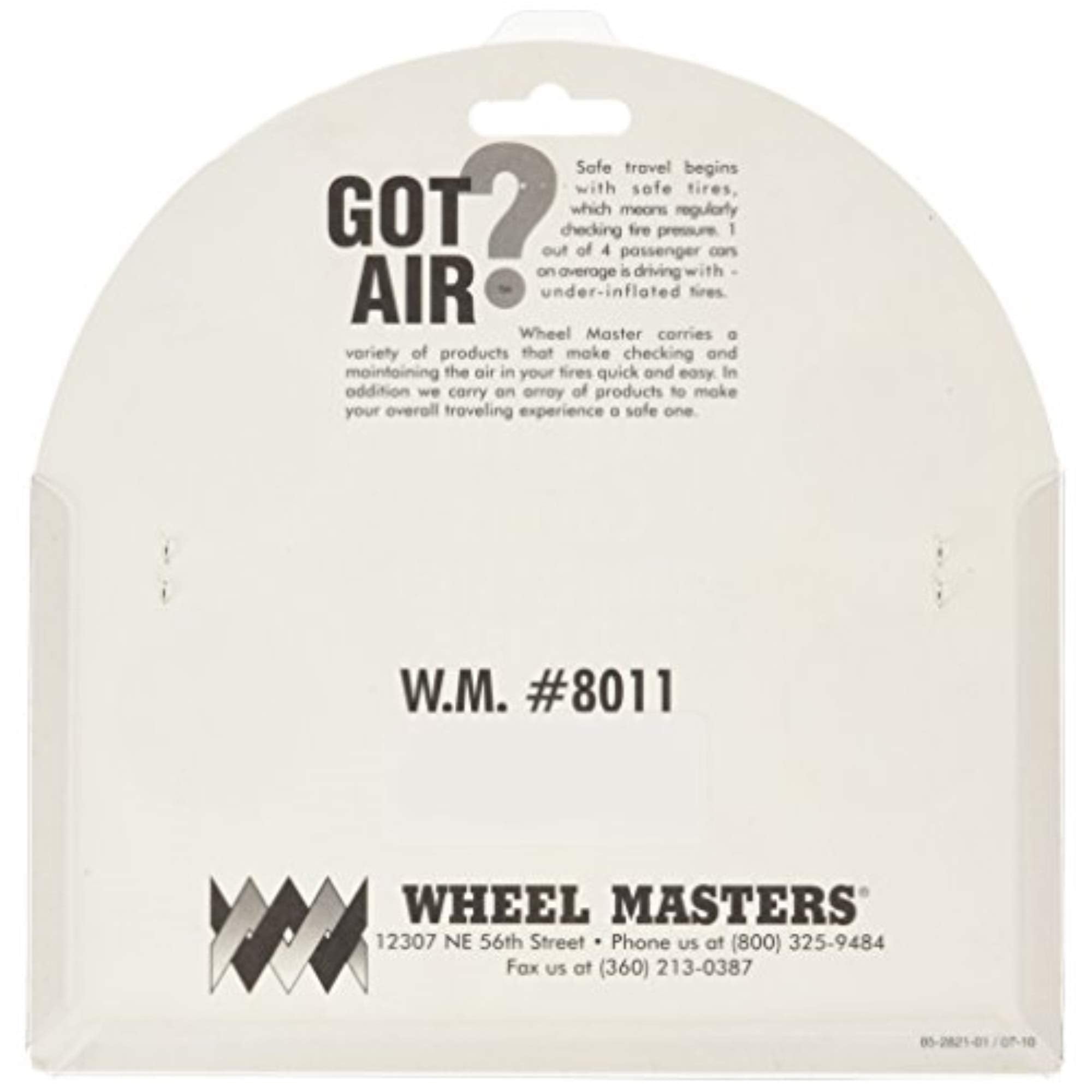 Wheel Masters 8011 1-1/16'' Stainless Steel Lug Nut Cover - 8 Count