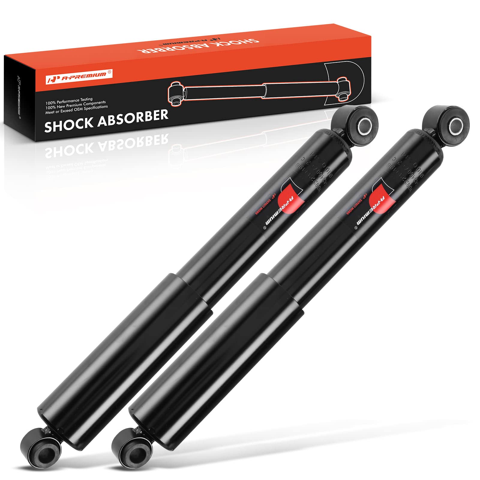 A-Premium Rear Pair [2] Shock Absorber Compatible with Nissan Frontier 2005, Xterra 2005-2015, Driver and Passenger Side