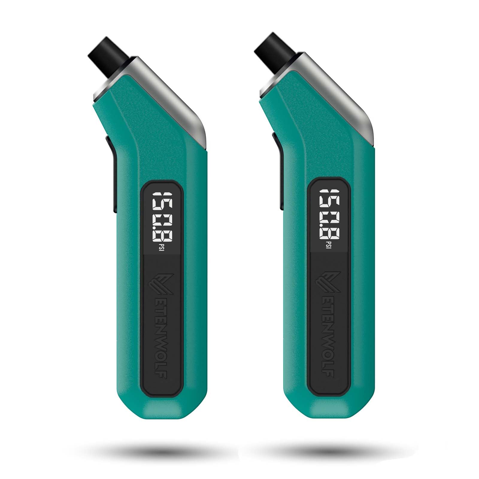 ETENWOLF Digital Tire Pressure Gauge 2 Pack, Industrial Tire Gauge 3-200 PSI, Calibrated to ANSI B40.7 Grade 2A(Plus-Minus 0.5%)