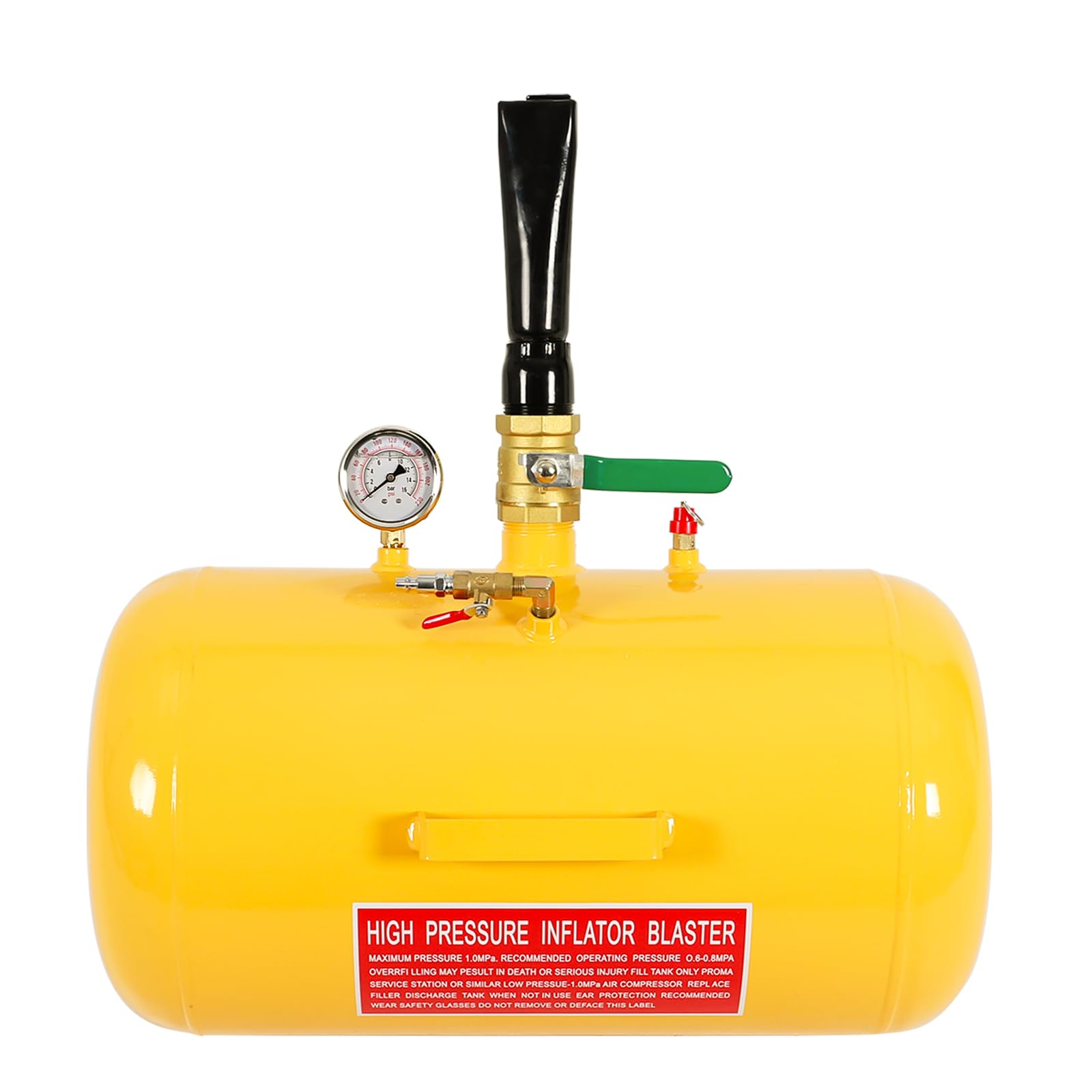 Blackhorse-Racing 10 Gallon Air Tire Bead Seater - 145Psi Blaster Tool Seating Inflator W/Gauge Car Truck Atv Tank Heavy Duty