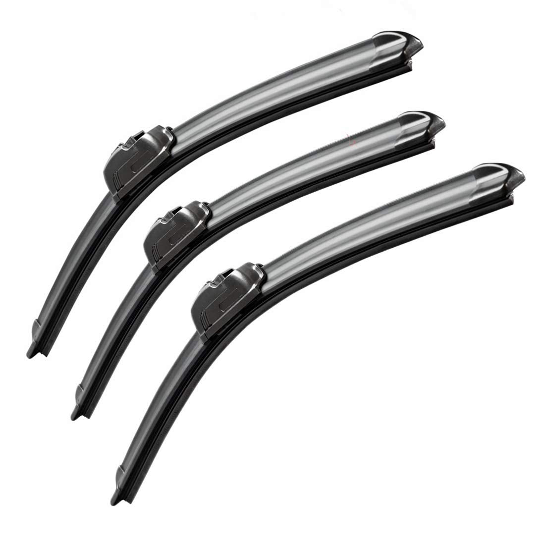 Motium Oem Quality Premium All-Season Windshield Wiper Blades (16''+14''+14'' Pair For Front Windshield)